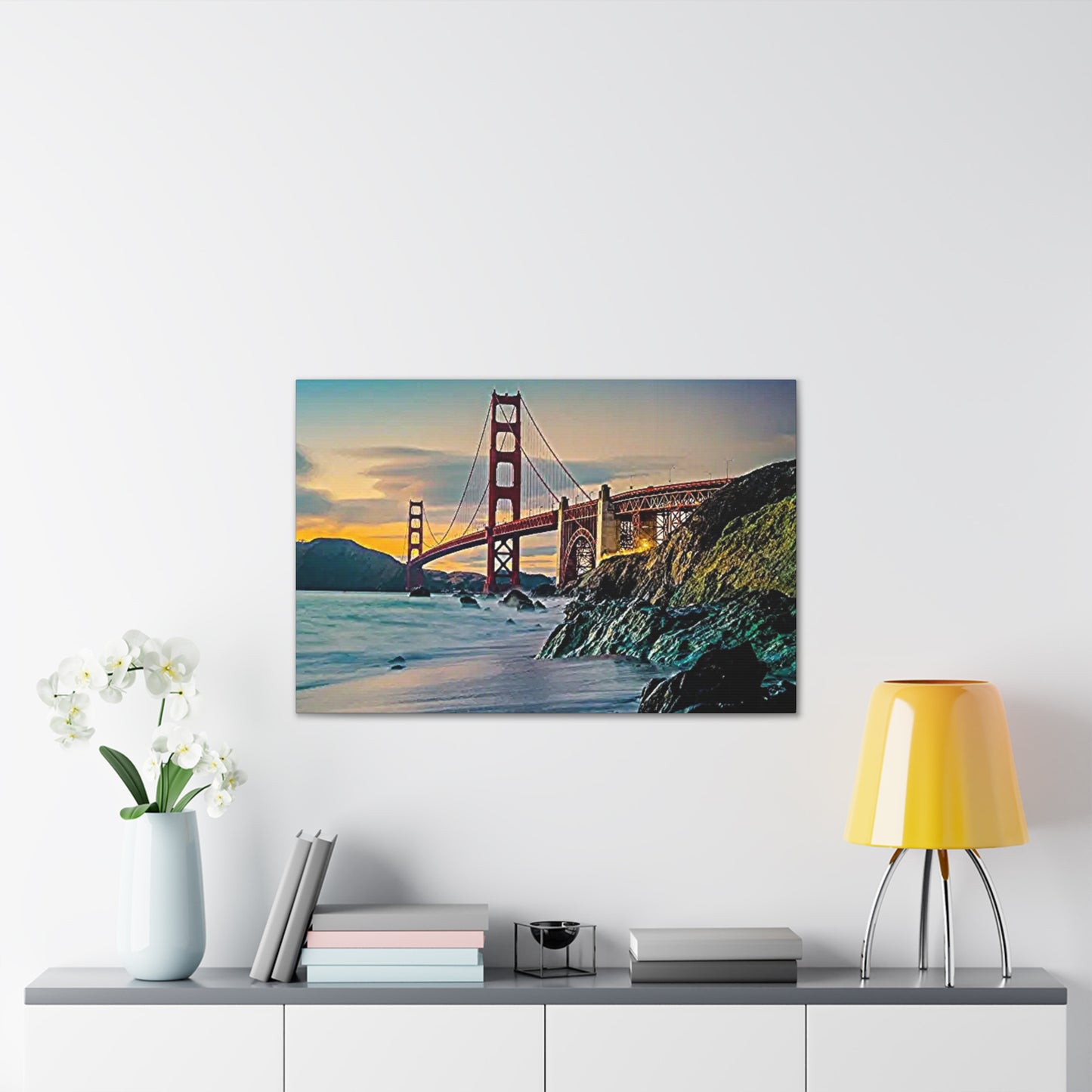 Golden Gate - Canvas Stretched, 0.75"