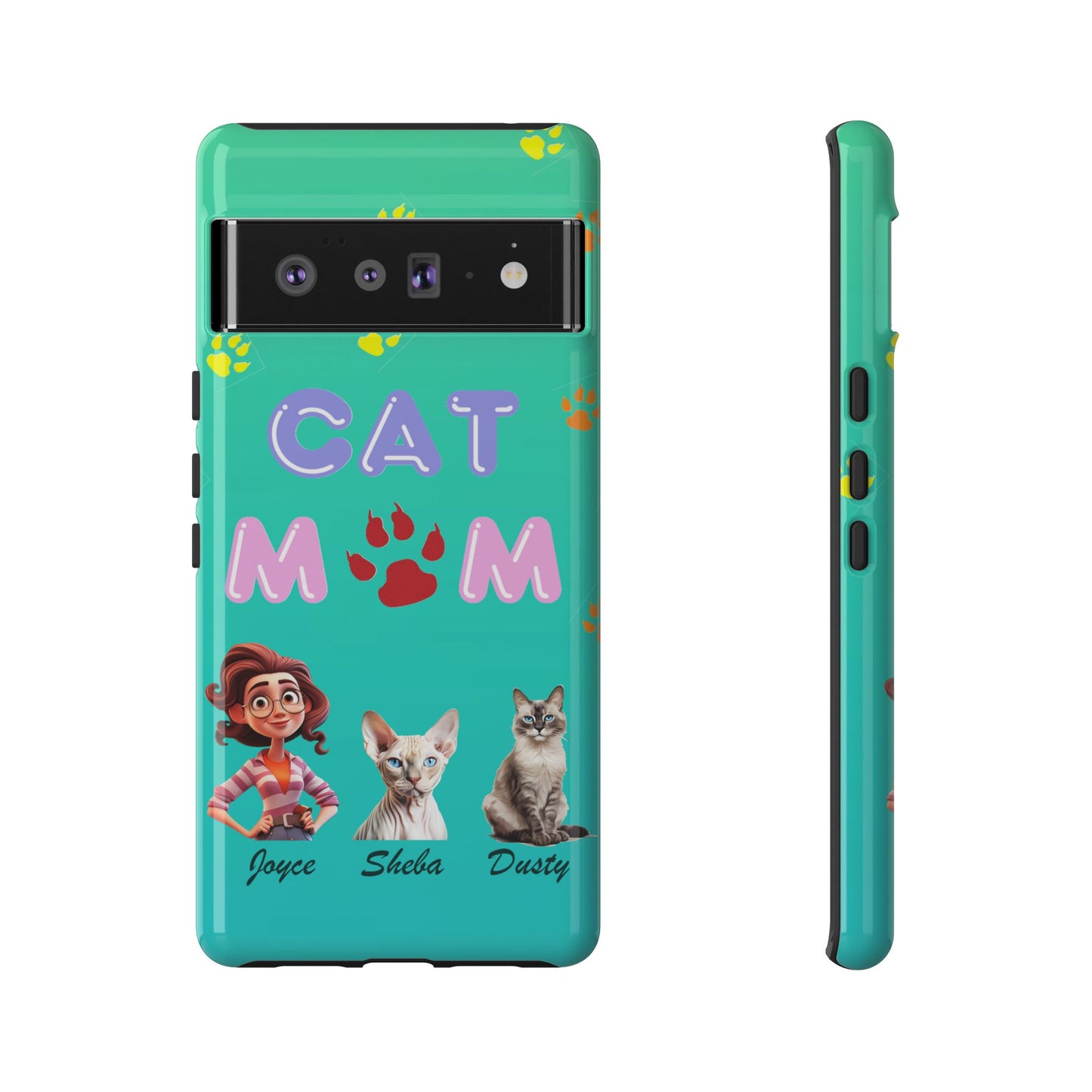 Cat Mom - Tough Cases - Mother's Day - Whimsical