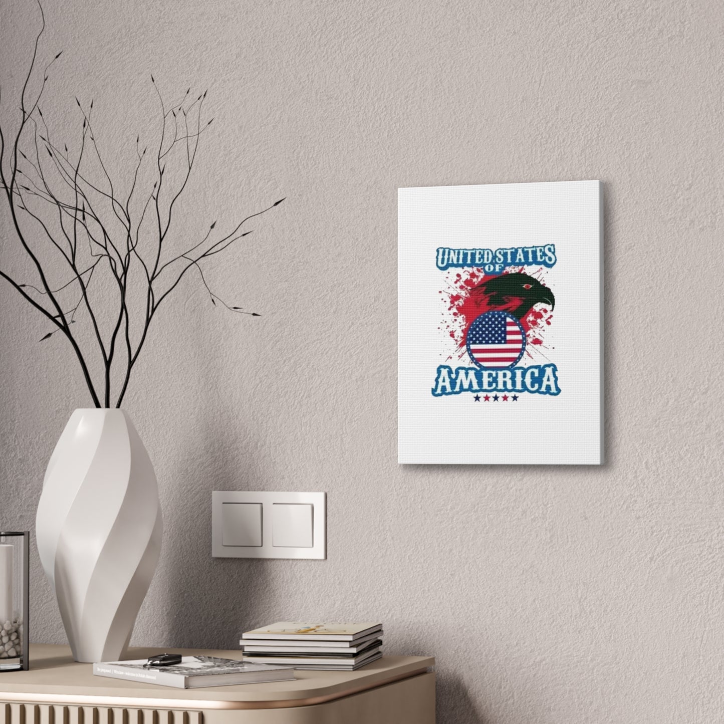 United States of America - Canvas Stretched, 0.75"