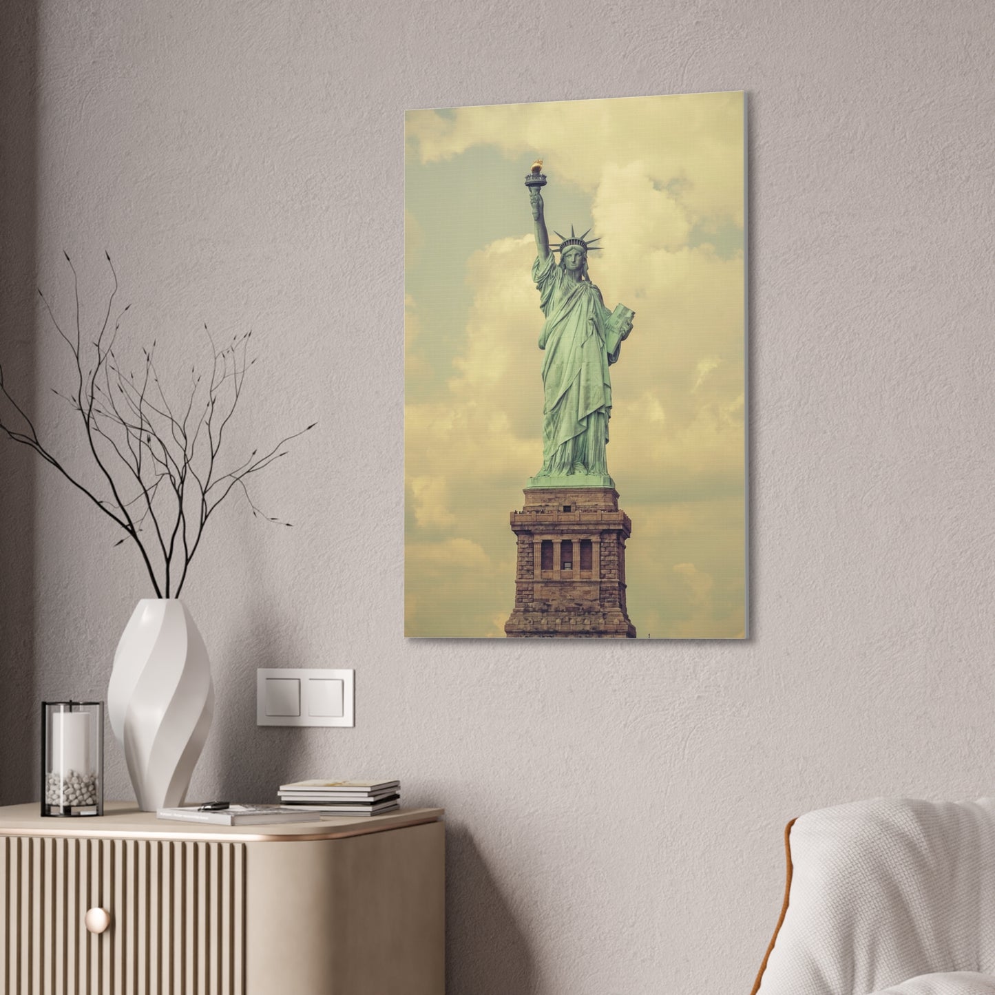 Statue of Liberty - Canvas Stretched, 0.75"