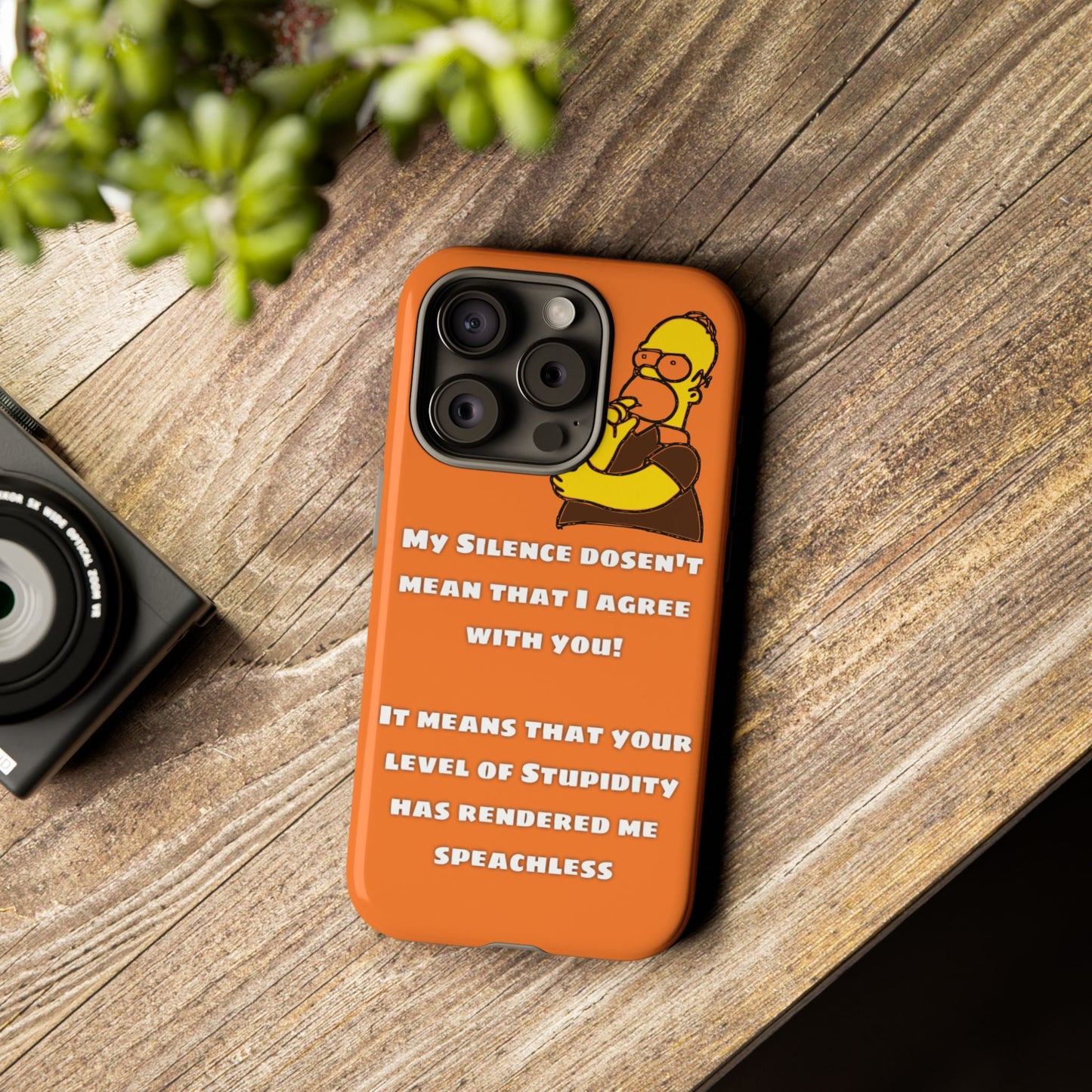 My Silence - Tough Cases - Whimsical Phone Cases