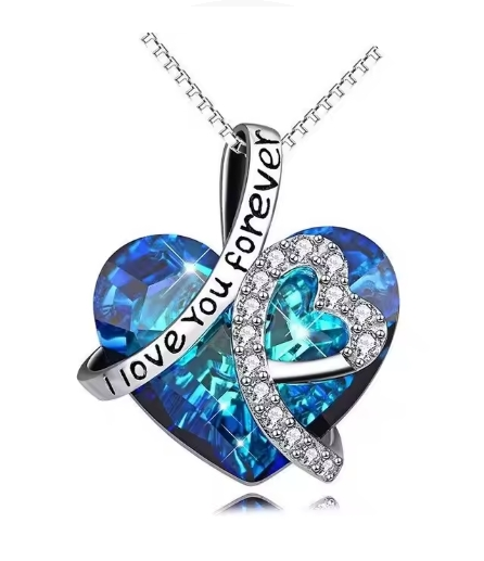 Heart I Love You Necklace Romantic Love Gift - Mother's Day