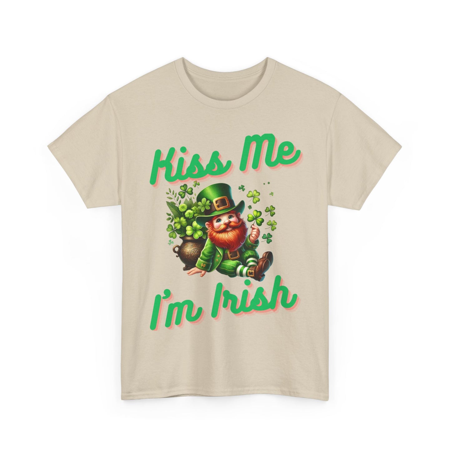 Kiss Me I'm Irish - Unisex Heavy Cotton Tee - St. Patrick's Day - T-Shirts