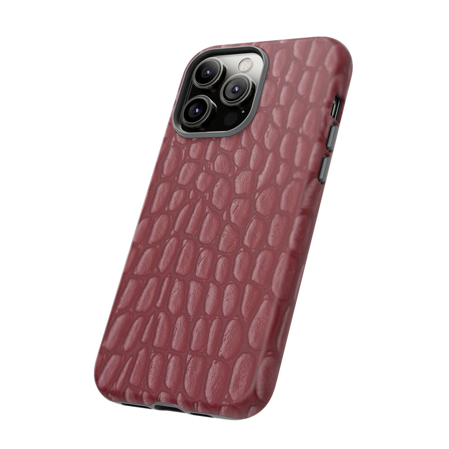 Red Leather - Tough Cases - Whimsical Phone Cases