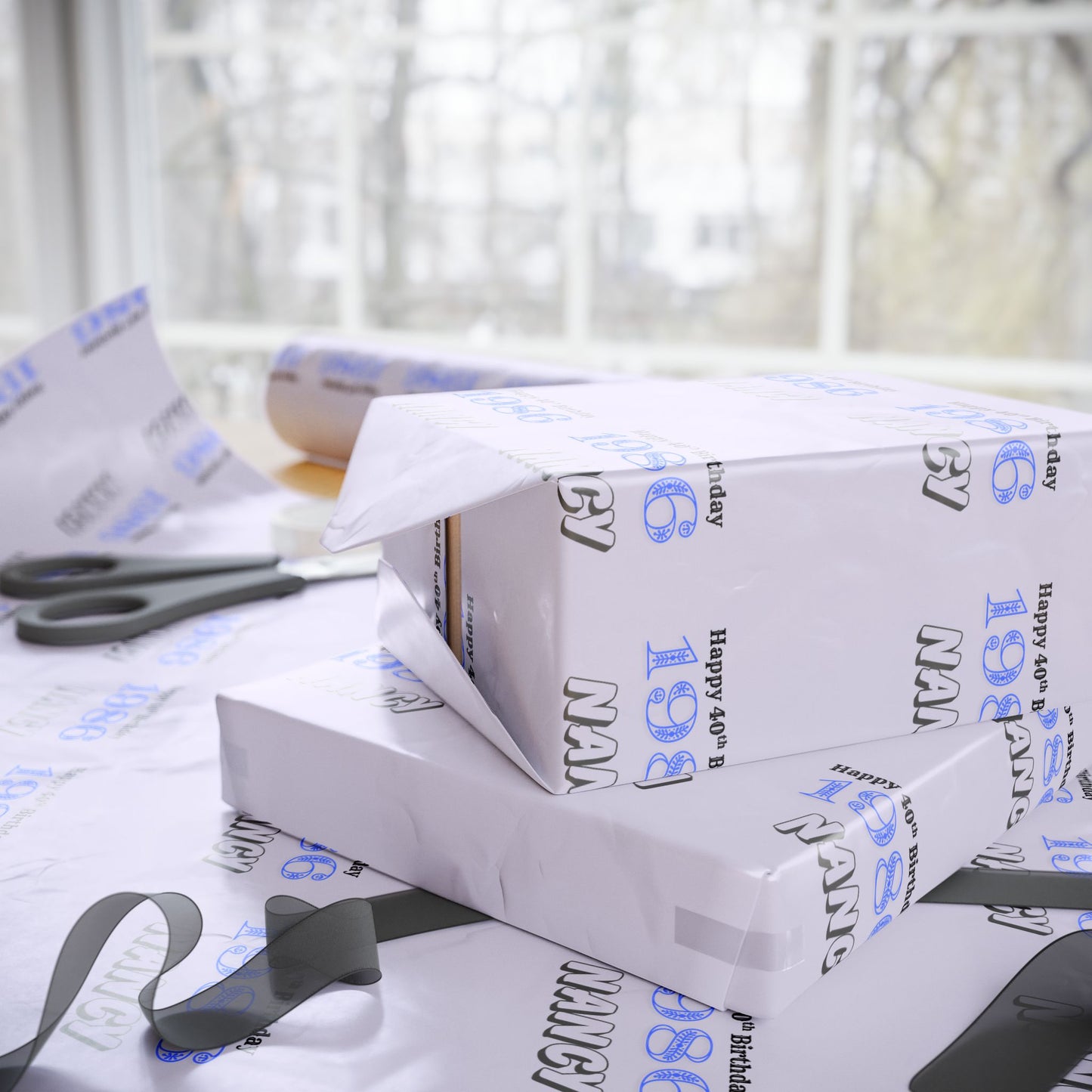 Custom Happy Birthday - Wrapping Papers