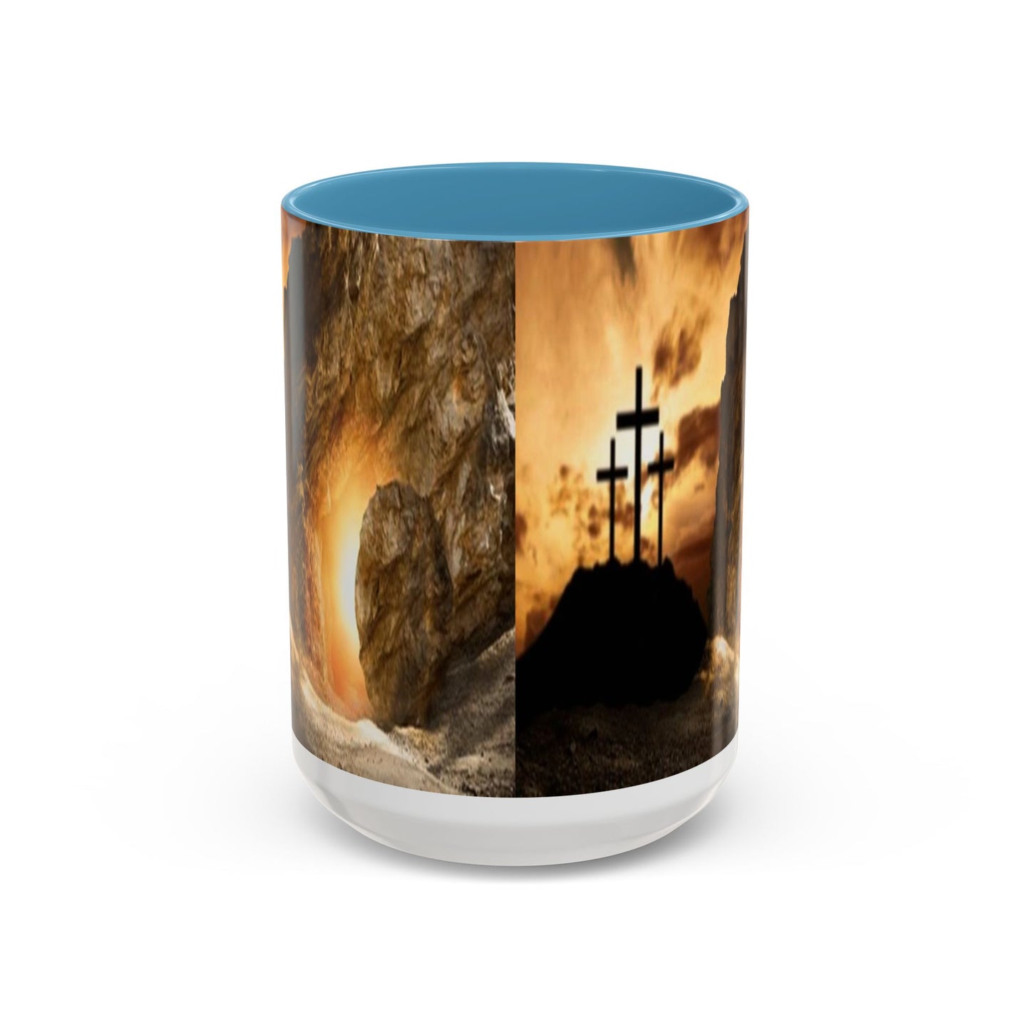 He is Risen -Accent Coffee Mug (11, 15oz) - Easter - Mother's Day - Father's Day