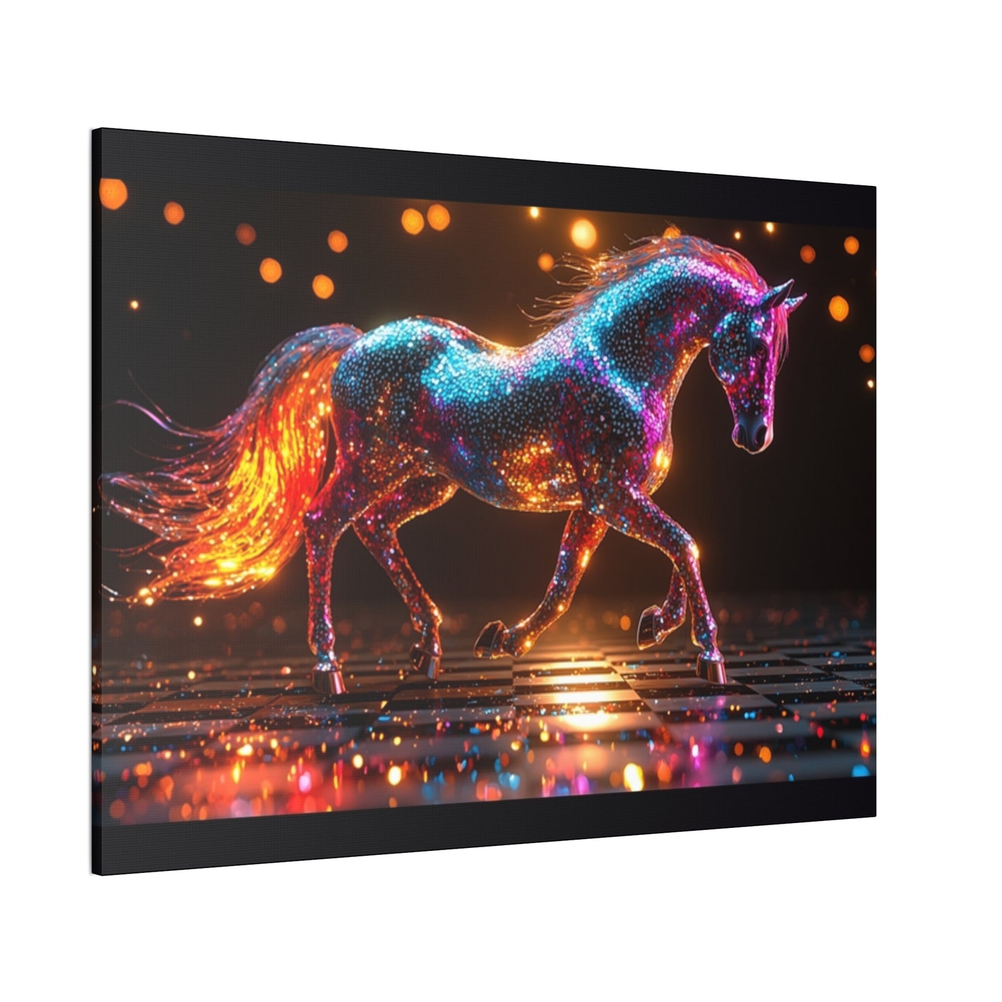 Bling Stallion - Canvas Stretched, 0.75"