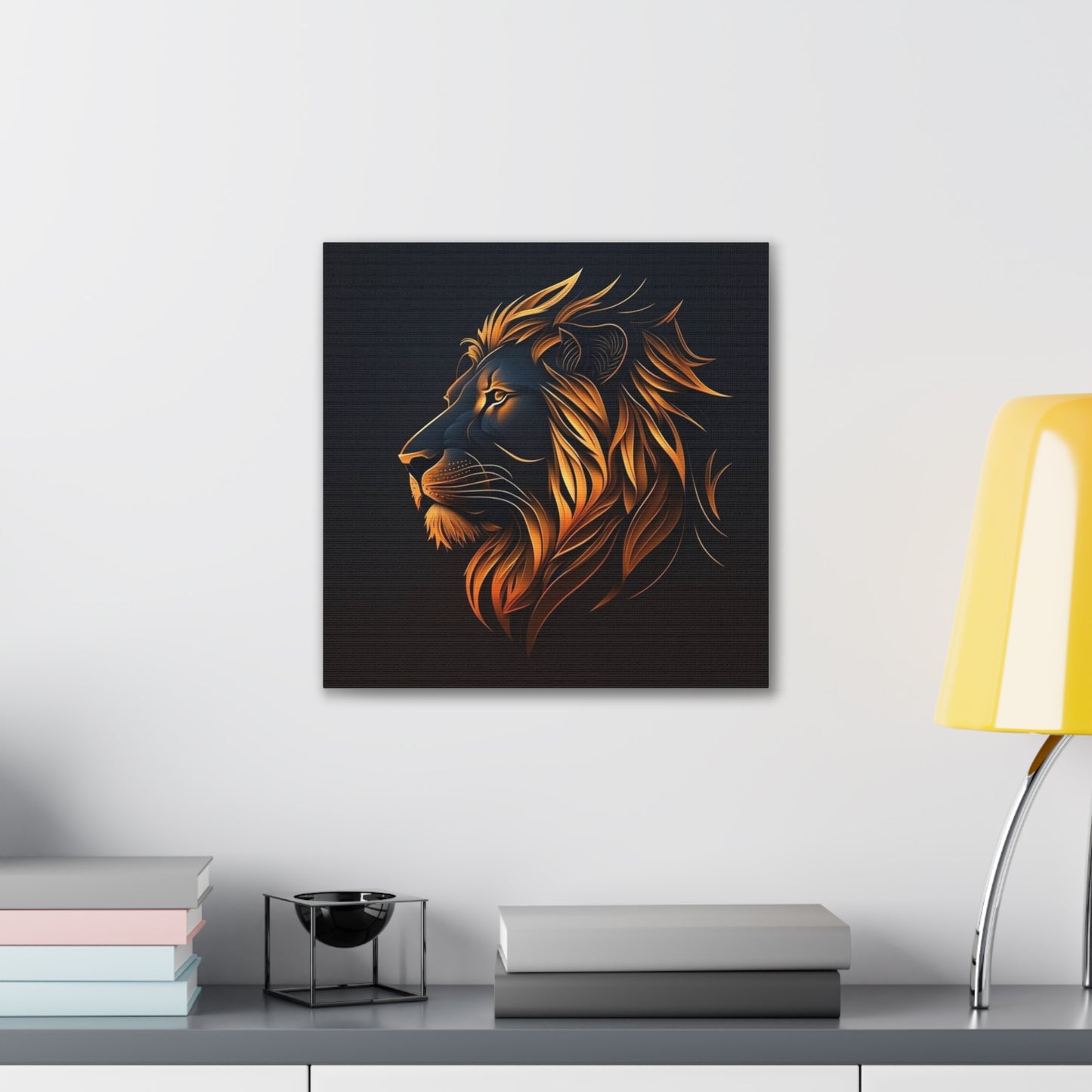 Lion - Canvas Stretched, 0.75"