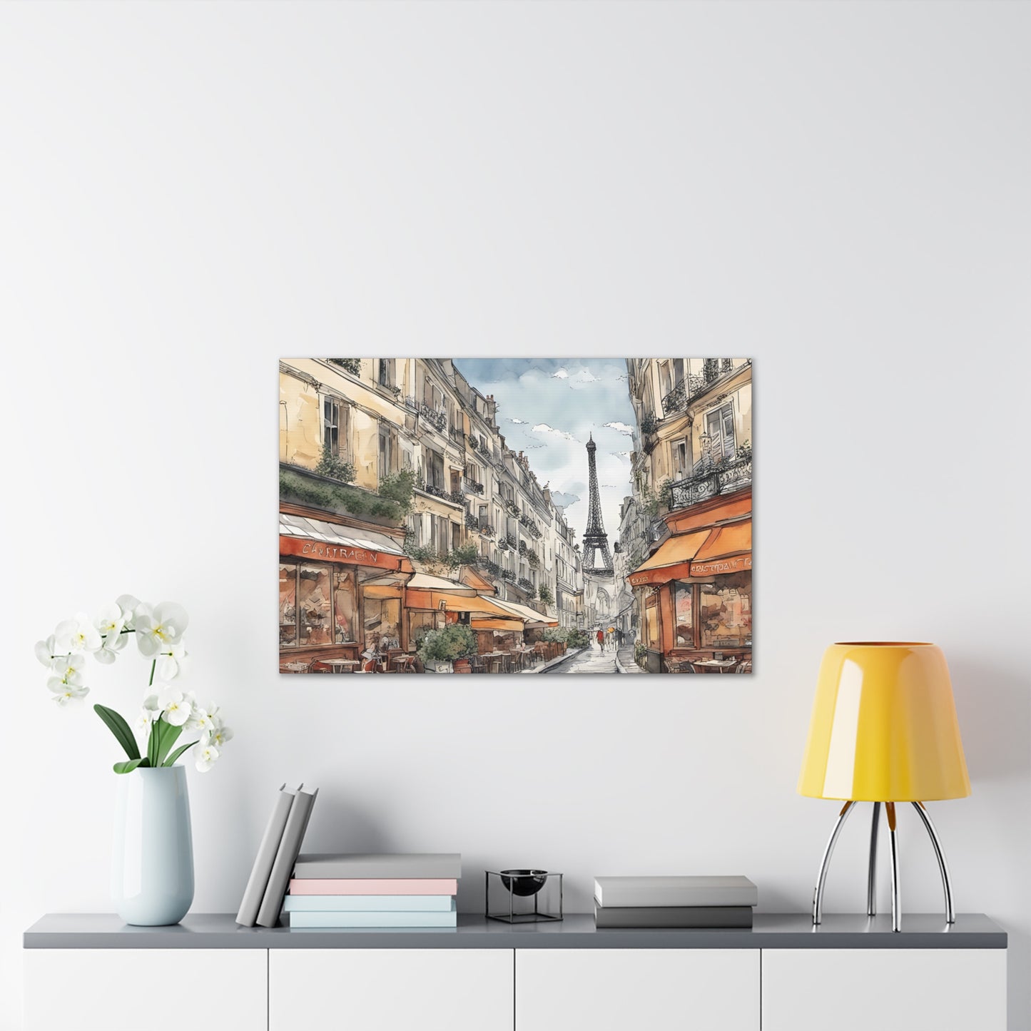 Paris Street - Canvas Stretched, 0.75"