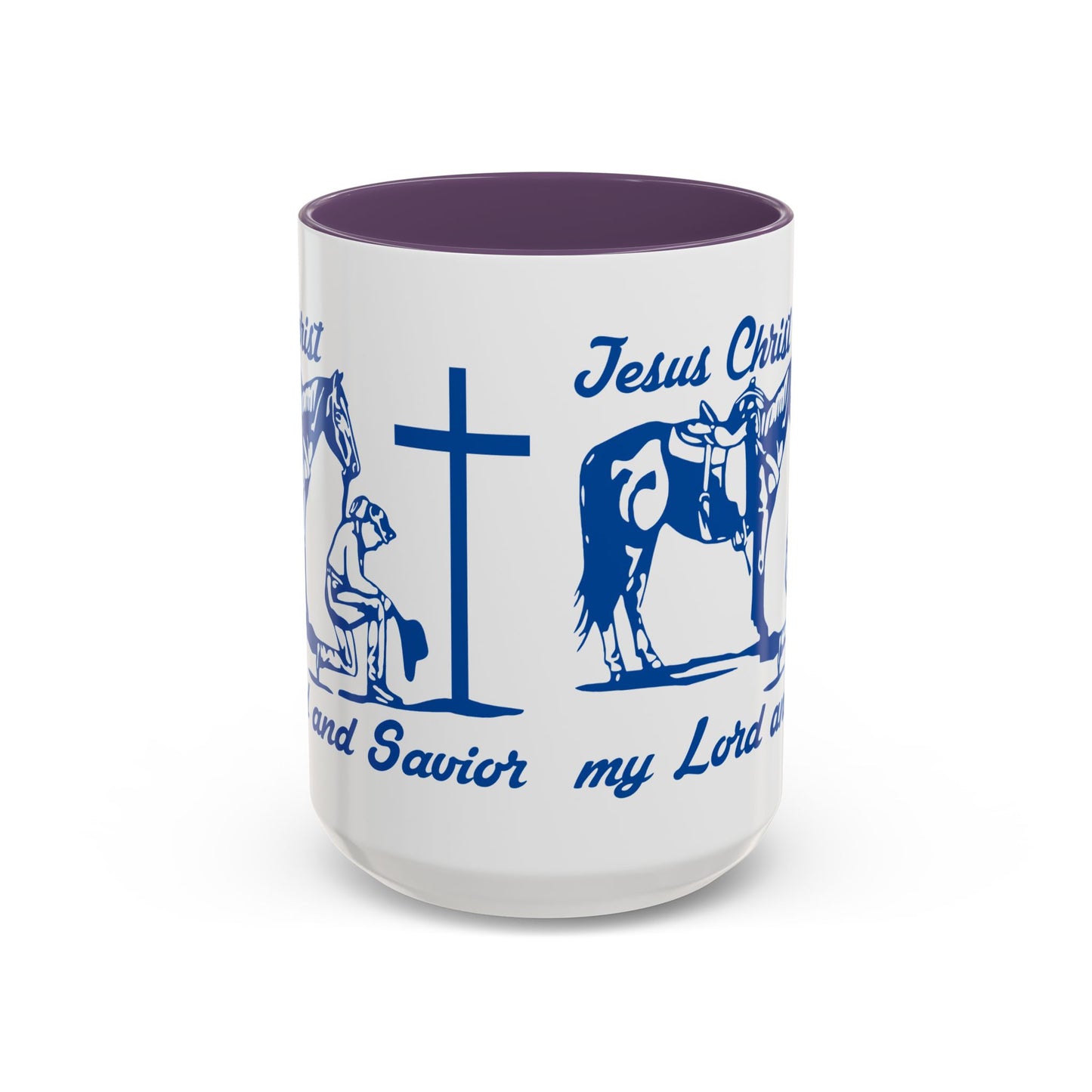 Lord and Savior - Accent Coffee Mug (11, 15oz) - Easter - Mother's Day - Father's Day