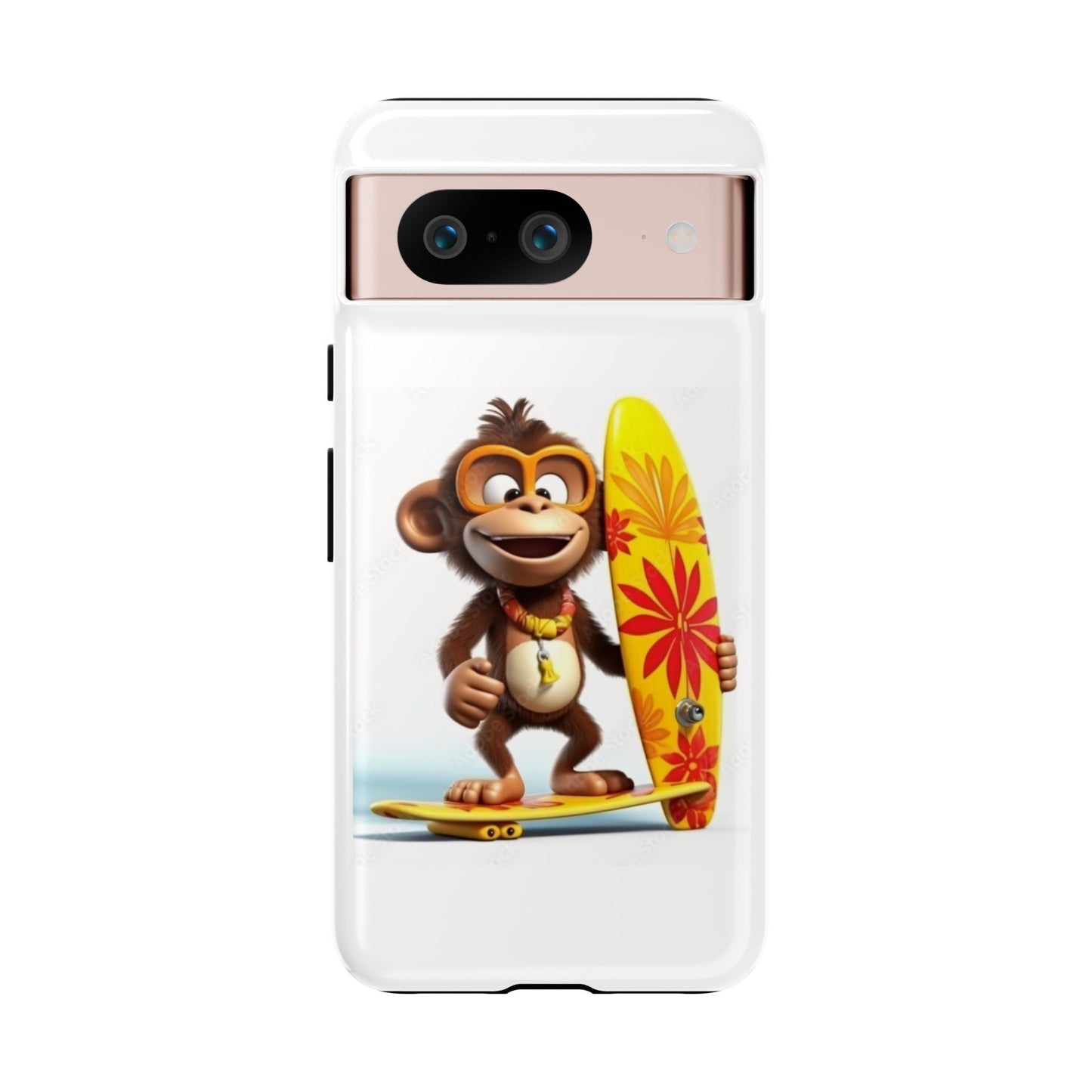 Surfer Monkey -Tough Whimsical Phone Cases