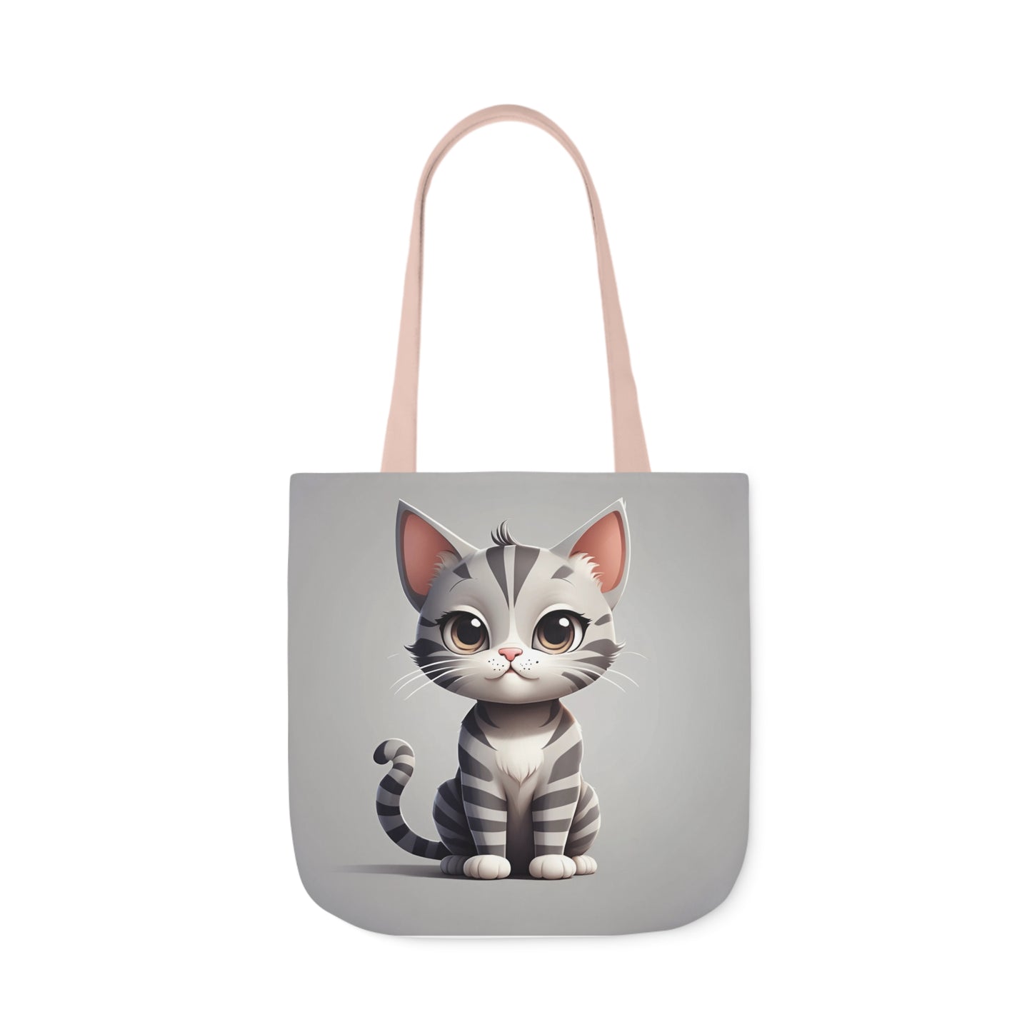 Kitty - Canvas Tote Bag, 5-Color Straps