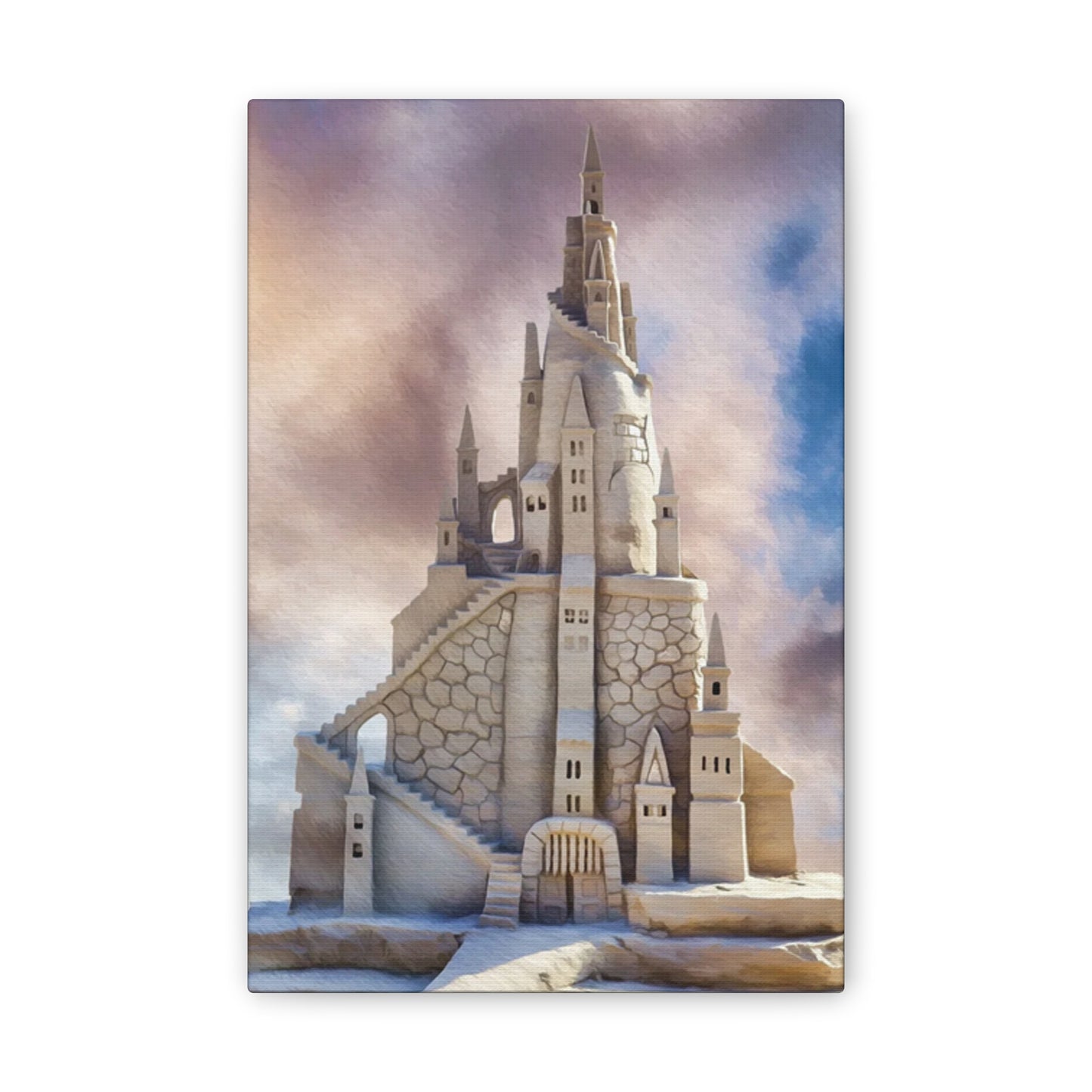 Sand Castle - Canvas Stretched, 0.75"