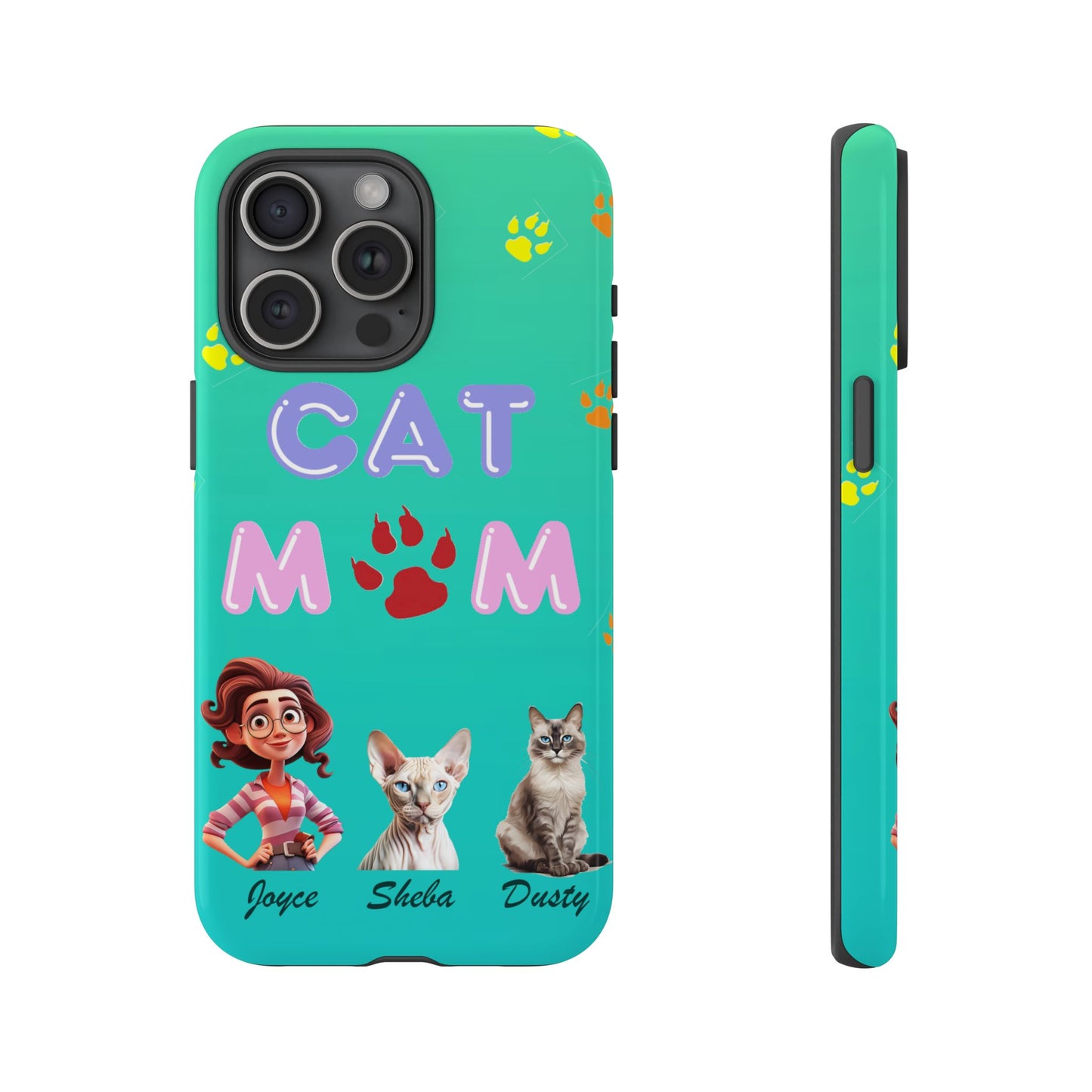 Cat Mom - Tough Cases - Mother's Day - Whimsical