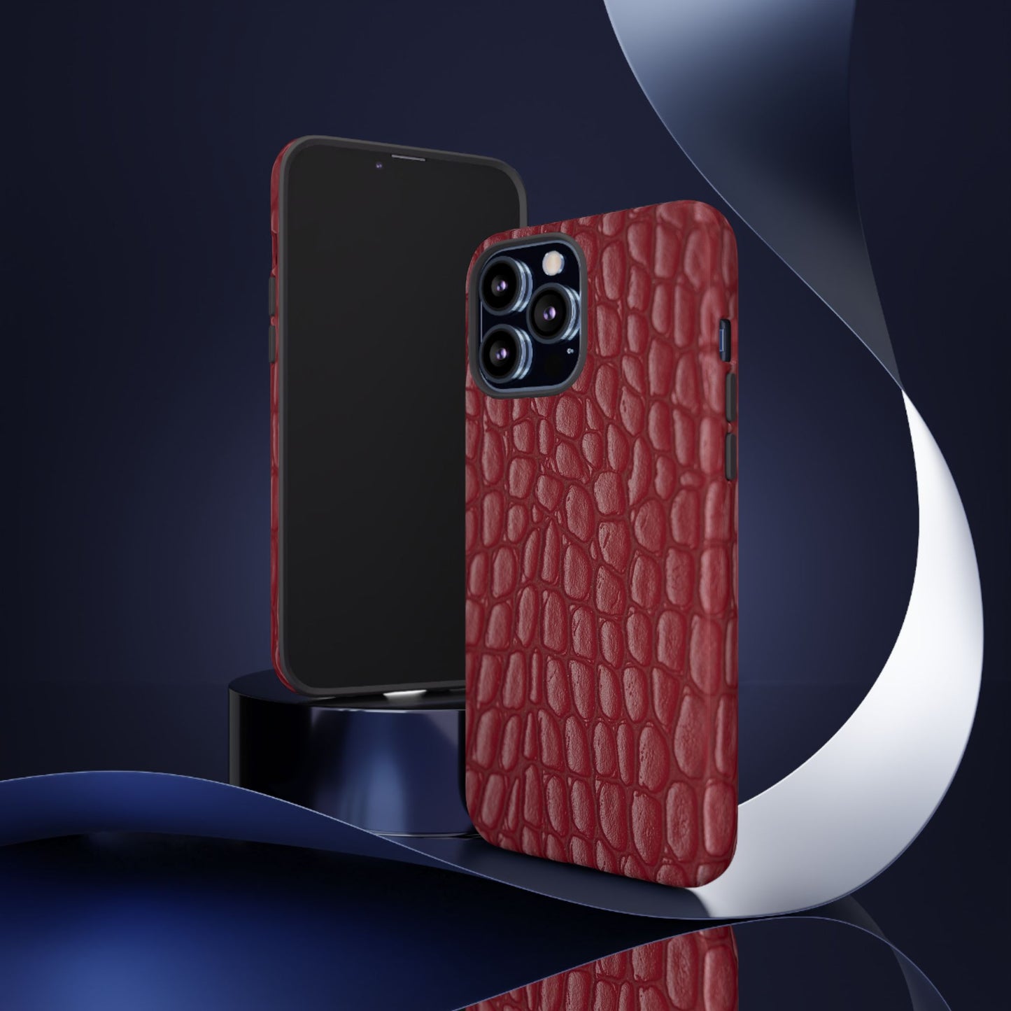 Red Leather - Tough Cases - Whimsical Phone Cases