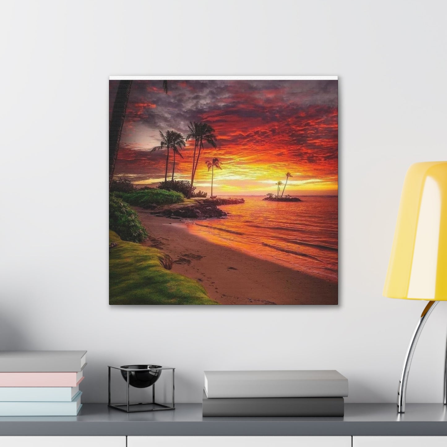 Sunset Island - Canvas Stretched, 0.75"