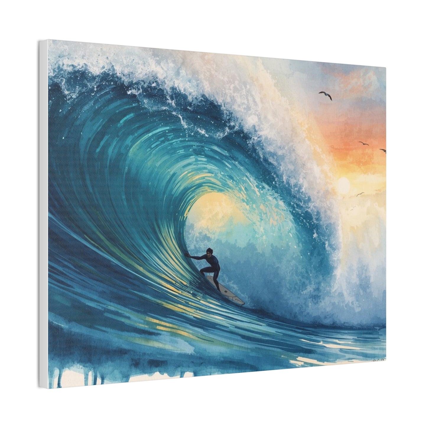 The Curl - Canvas Stretched, 0.75" - Wall Art 2026 - Sports