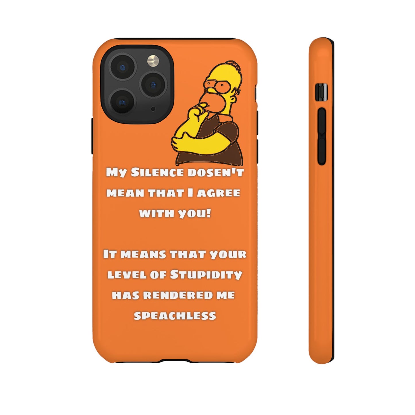 My Silence - Tough Cases - Whimsical Phone Cases