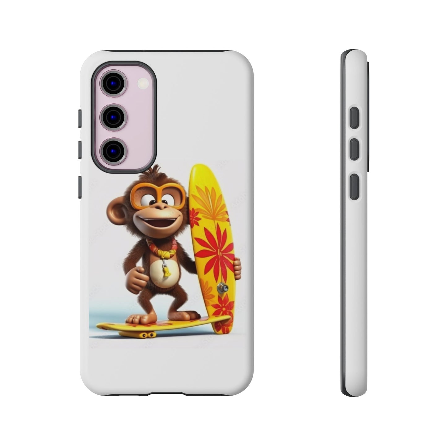 Surfer Monkey -Tough Whimsical Phone Cases