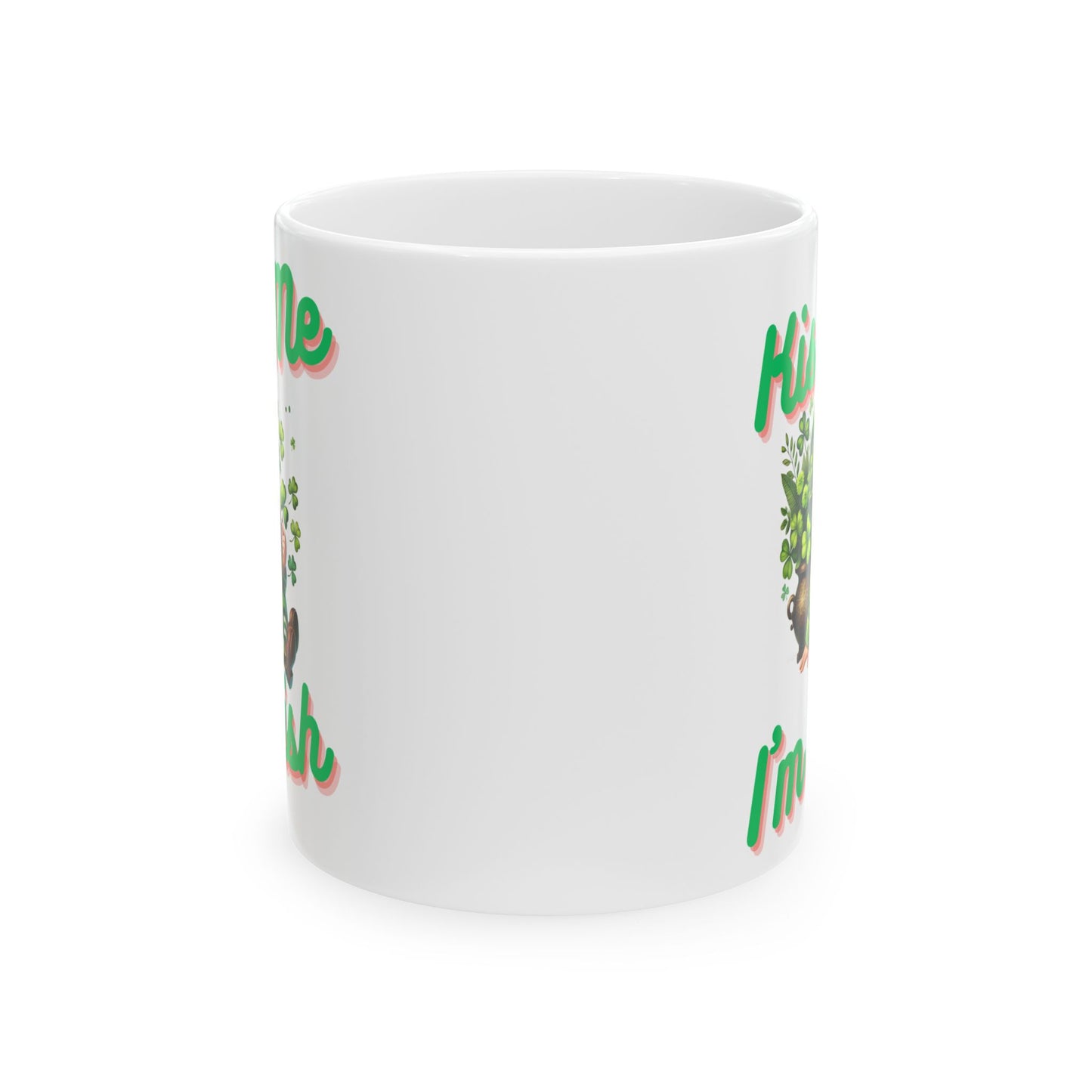 Kiss Me I'm Irish - Ceramic Mug, (11oz, 15oz) - St. Patrick's Day - Mugs and Tumblers