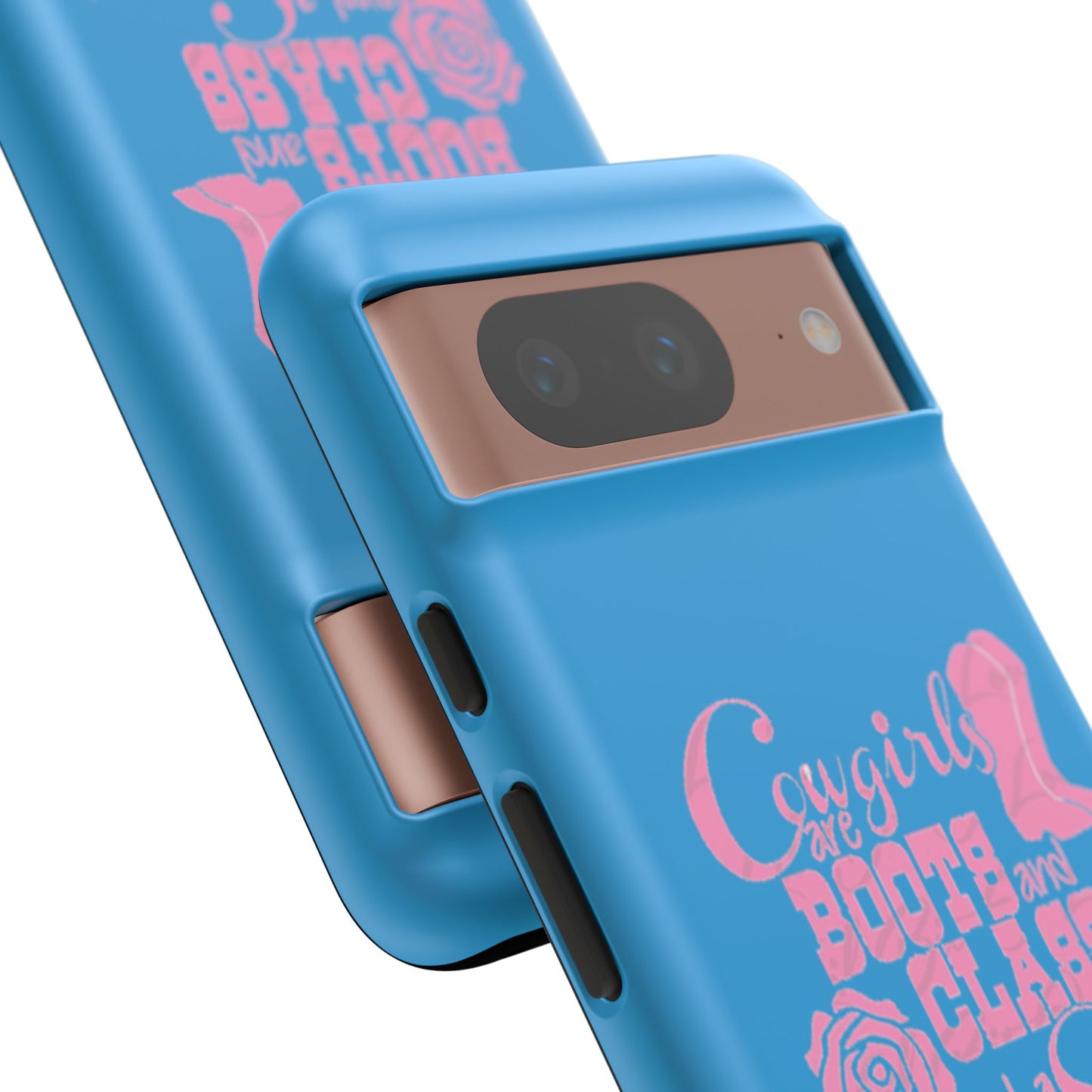 CowGirls are Boots -Tough Whimsical Phone Cases