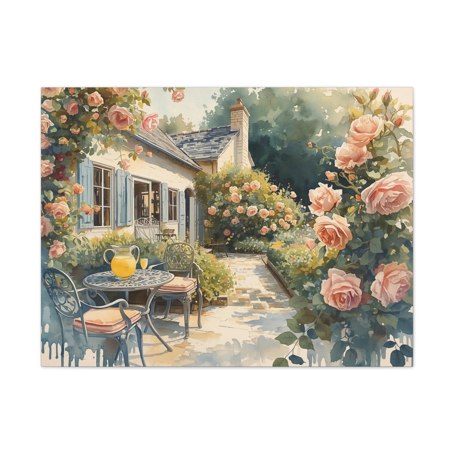 Lemonade on the Patio - Canvas Stretched, 0.75" - 2026 Wall Art Places