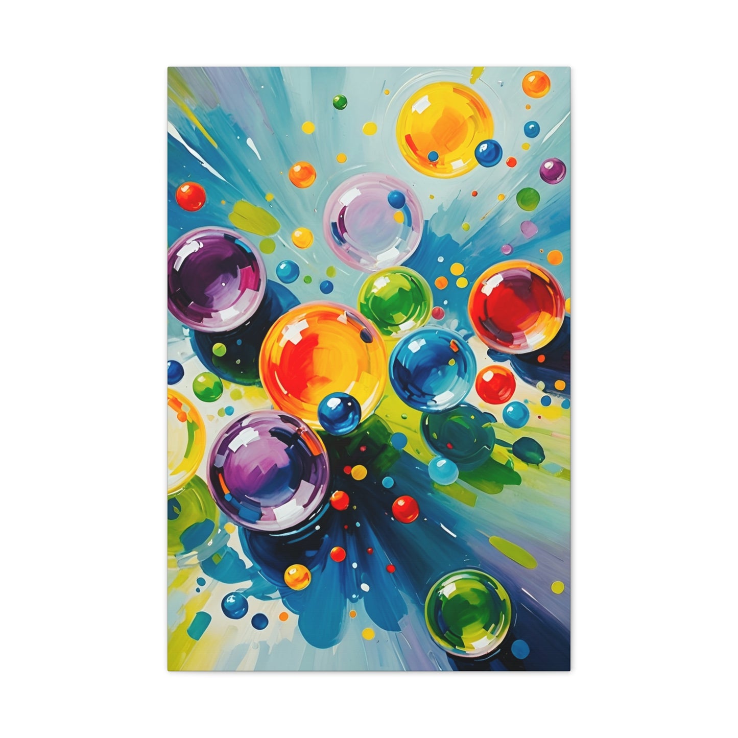 Colored Balls - Canvas Stretched, 0.75"