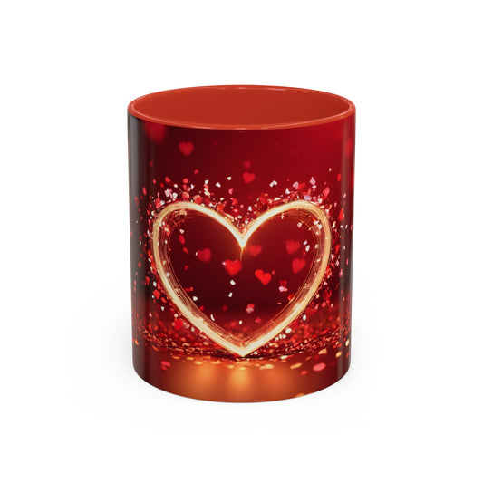 Valentines - Accent Coffee Mug (11, 15oz)