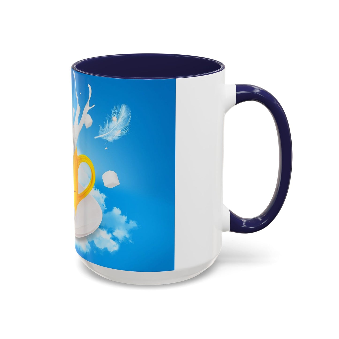 Coffee and Milk - Accent Coffee Mug (11, 15oz)