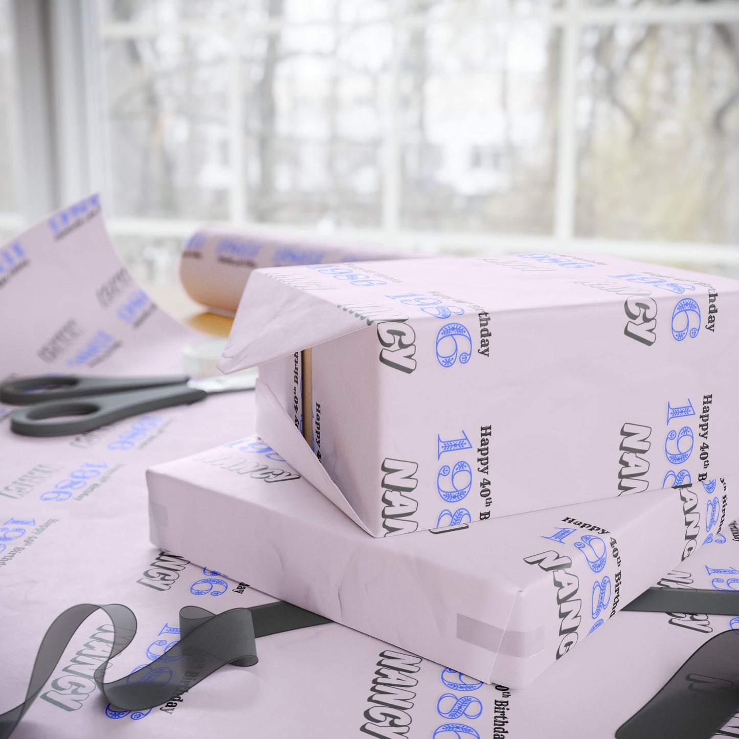 Custom Happy Birthday - Wrapping Papers
