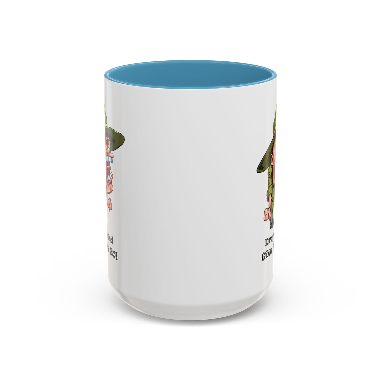 Drop and Give Me 20 - Accent Coffee Mug (11, 15oz) Whimsical and Military Mugs