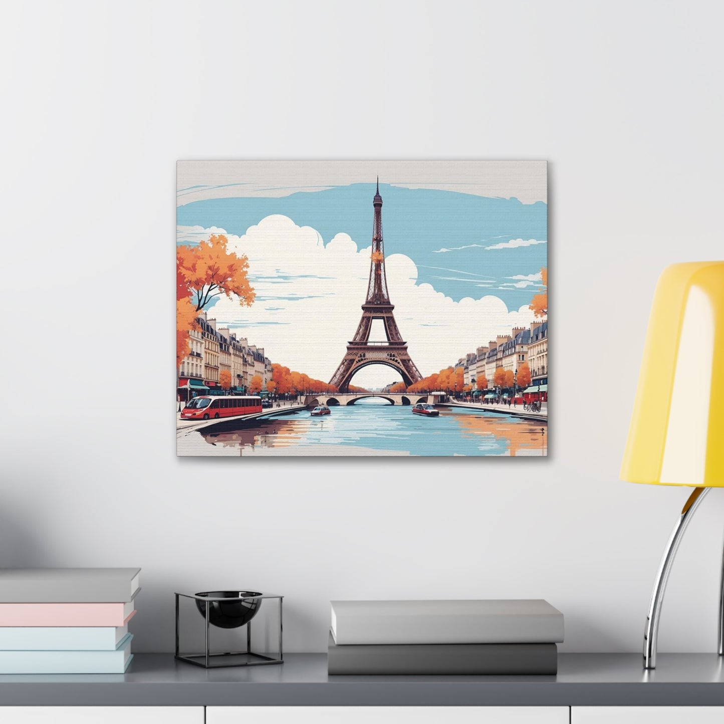 Eiffel Tower - Canvas Stretched, 0.75"