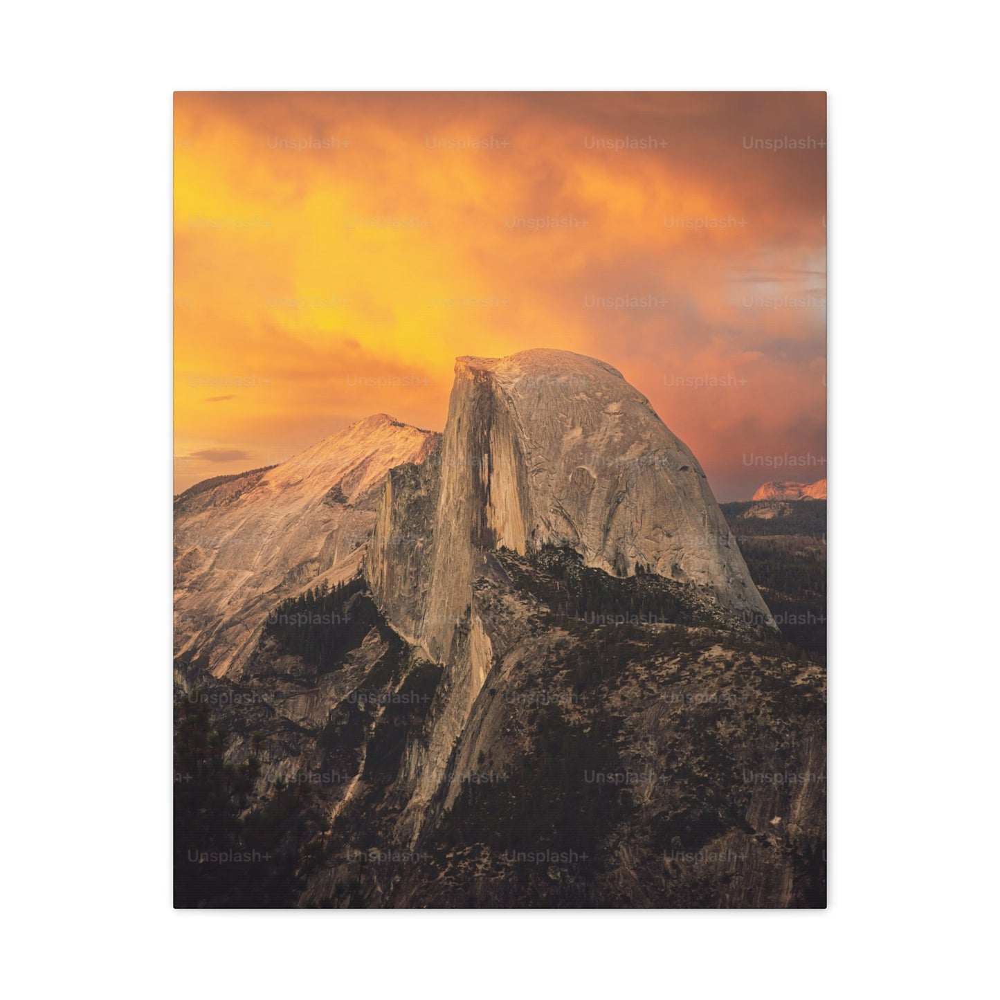 Half Dome - Canvas Stretched, 0.75"