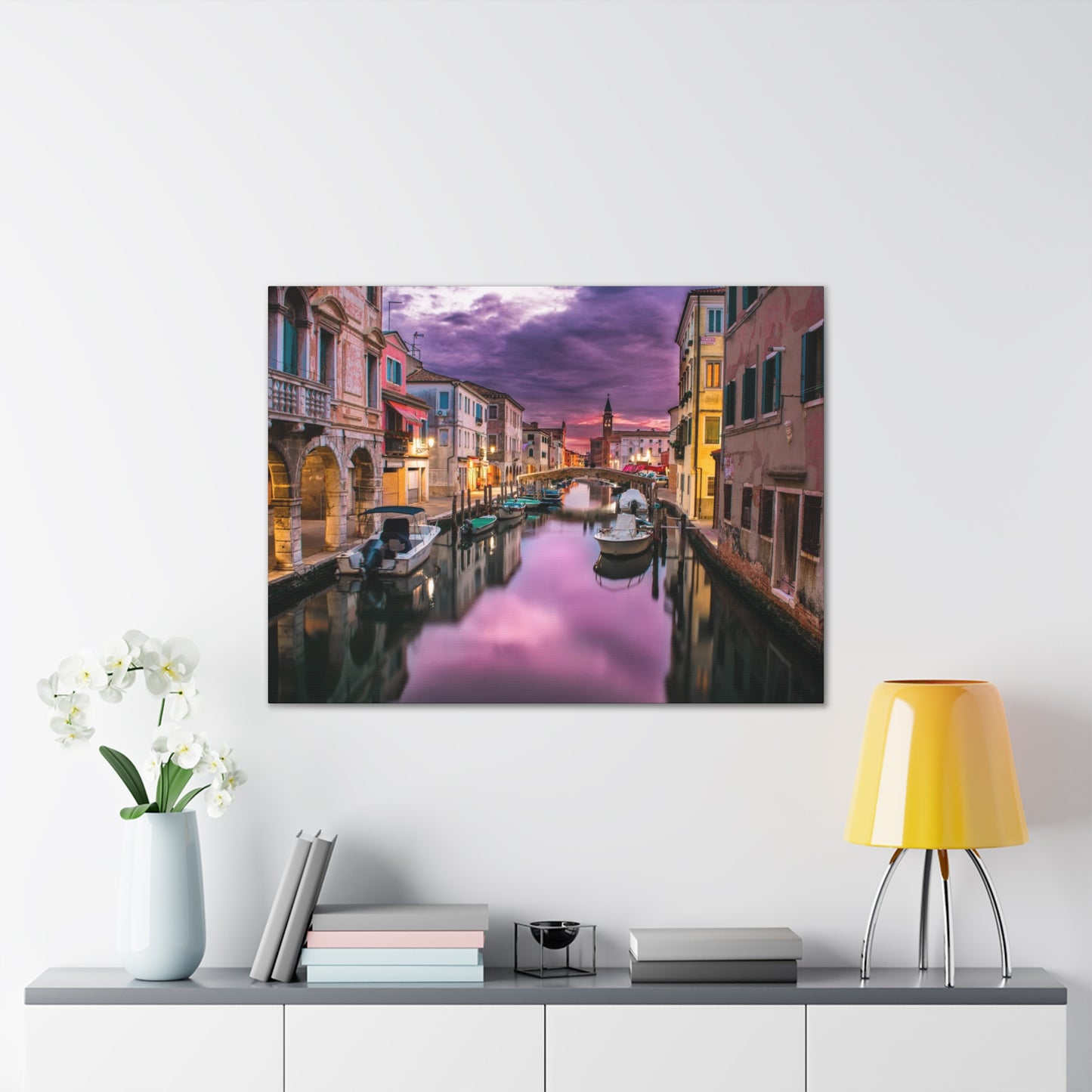 Venice Canal - Canvas Stretched, 0.75"