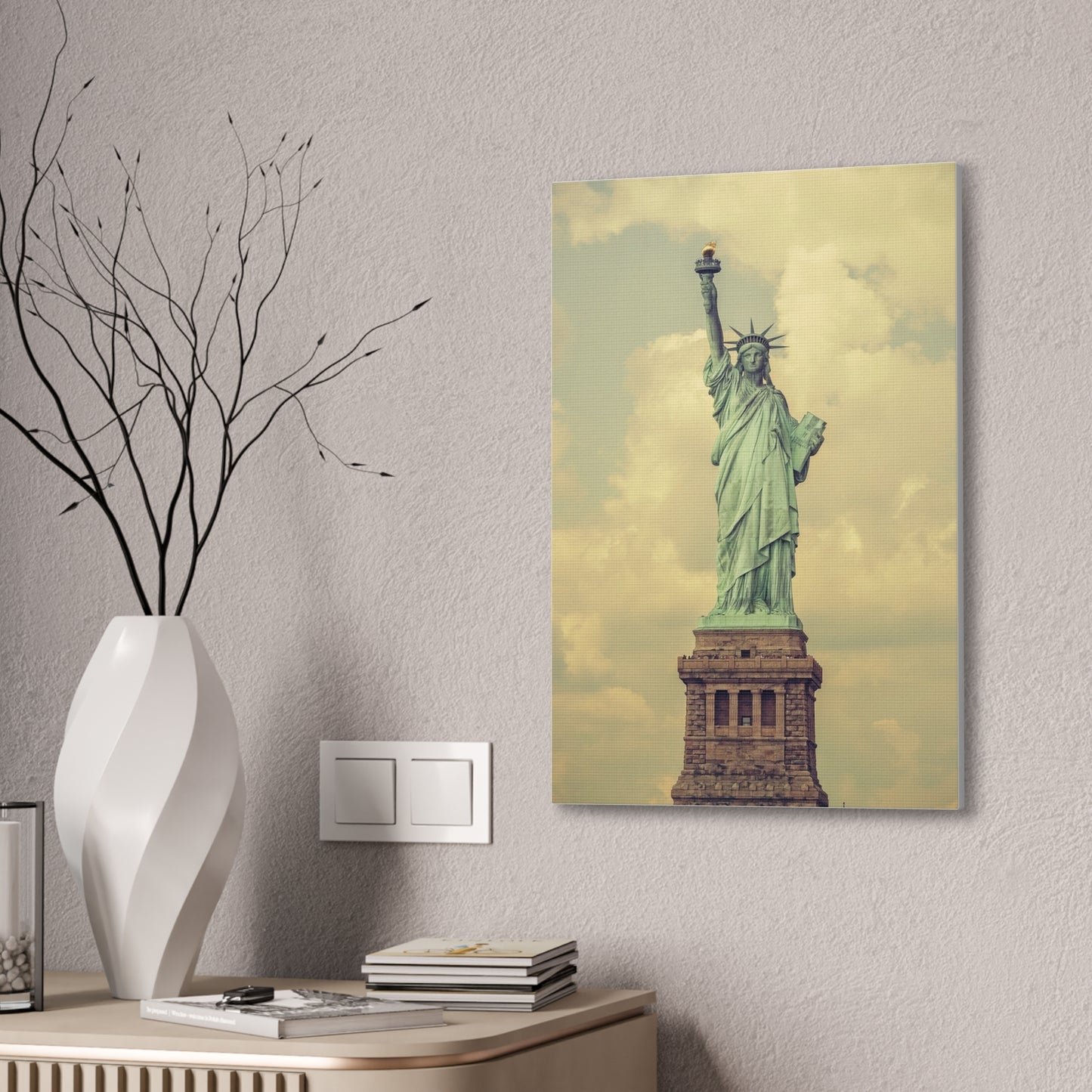 Statue of Liberty - Canvas Stretched, 0.75"