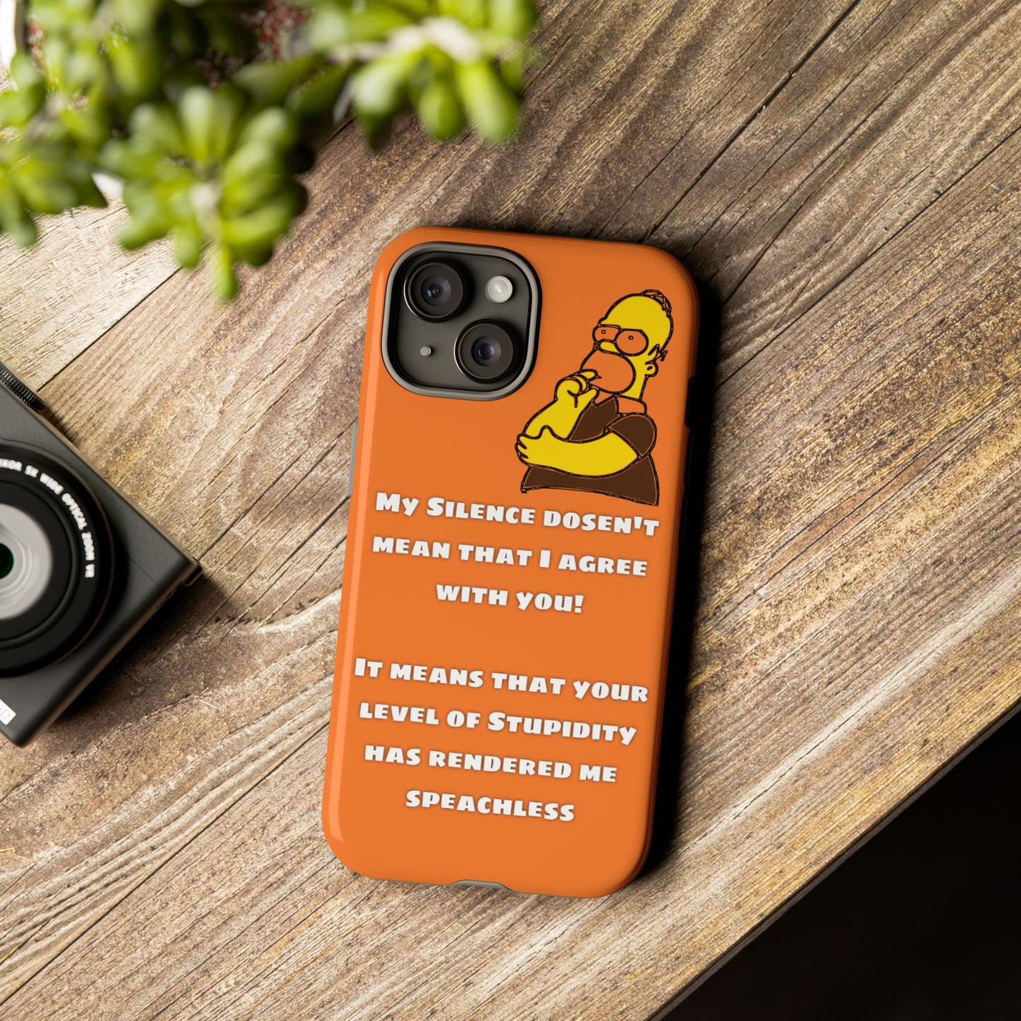 My Silence - Tough Cases - Whimsical Phone Cases