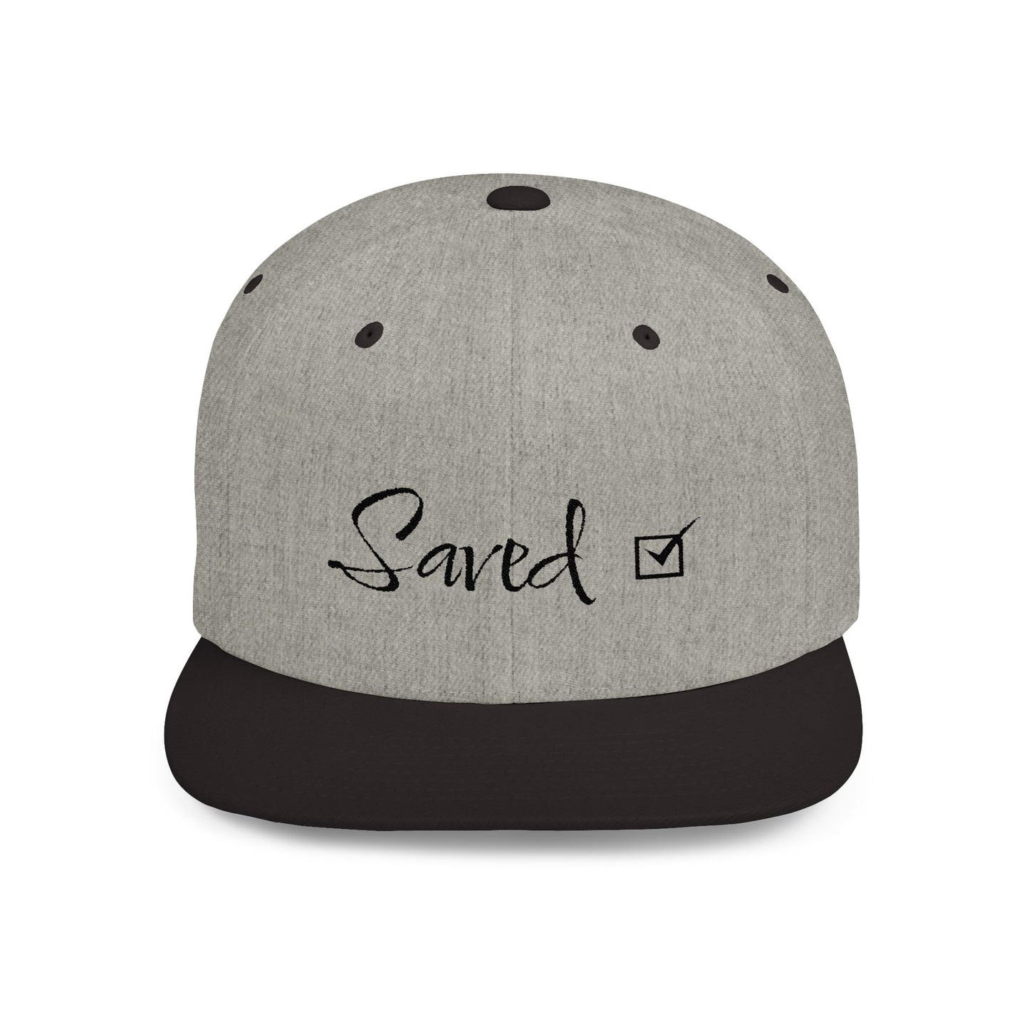 Saved - Black - Embroidered - Low Profile Baseball Cap - Easter - Mother's Day - Father's Day - Easter 1