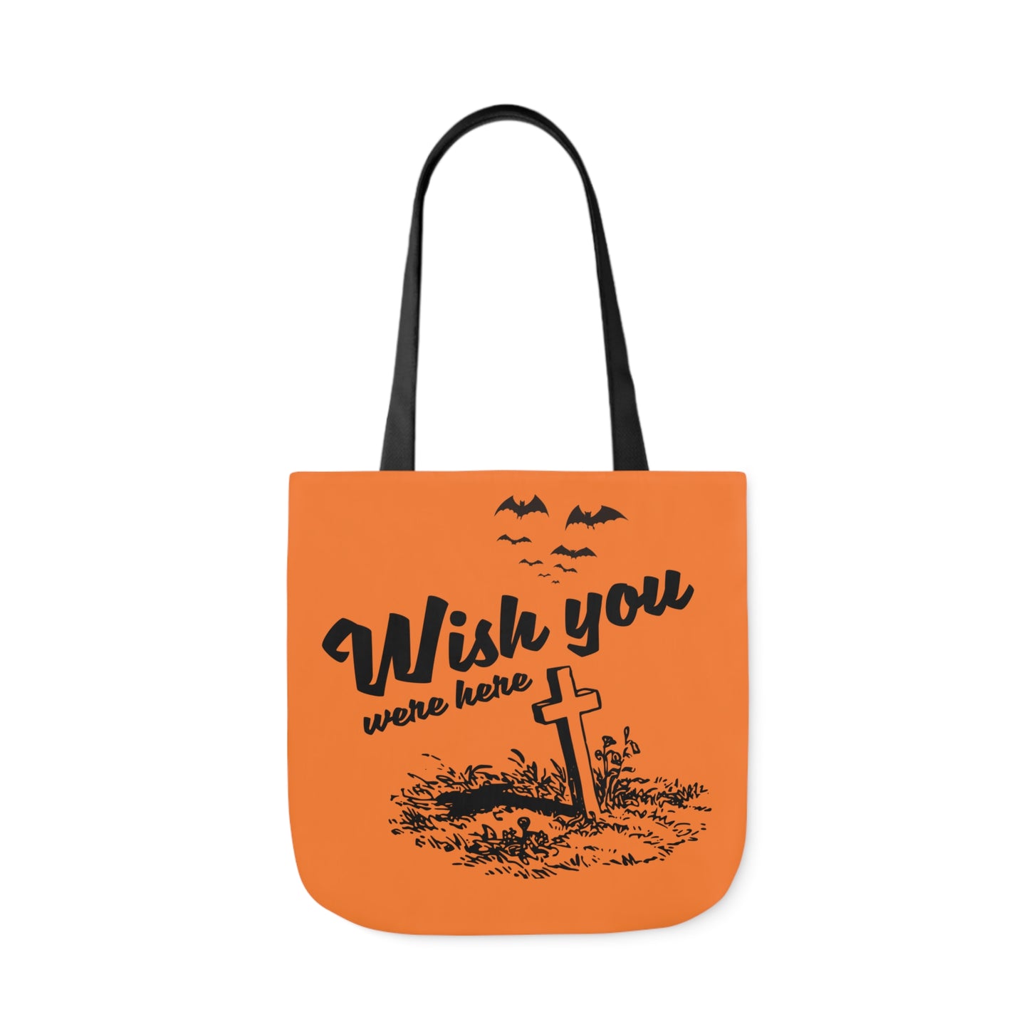 Wish you were here - Canvas Tote Bag, 5-Color Straps - Halloween