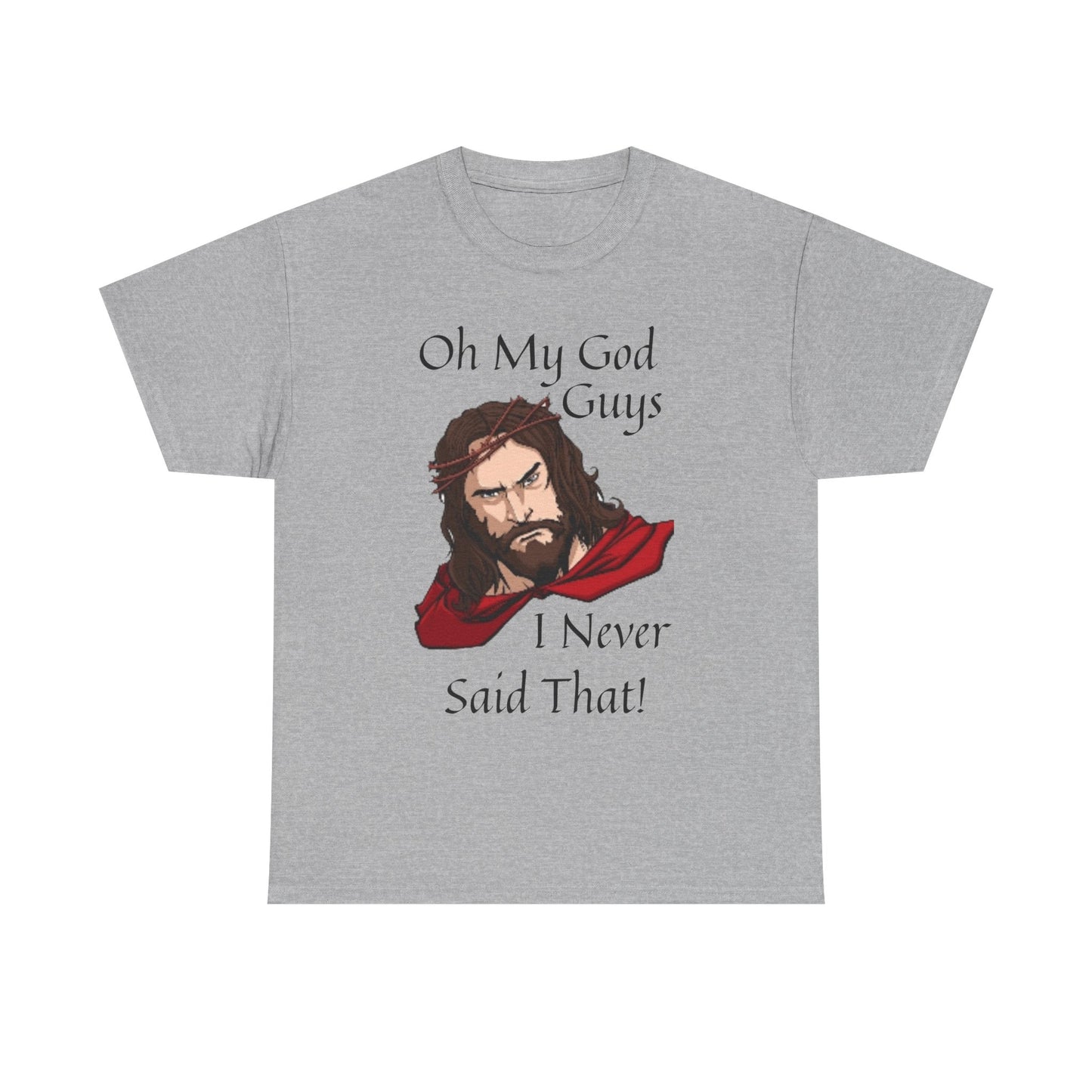 Oh My God - Unisex Heavy Cotton Tee - T-Shirts - Religious