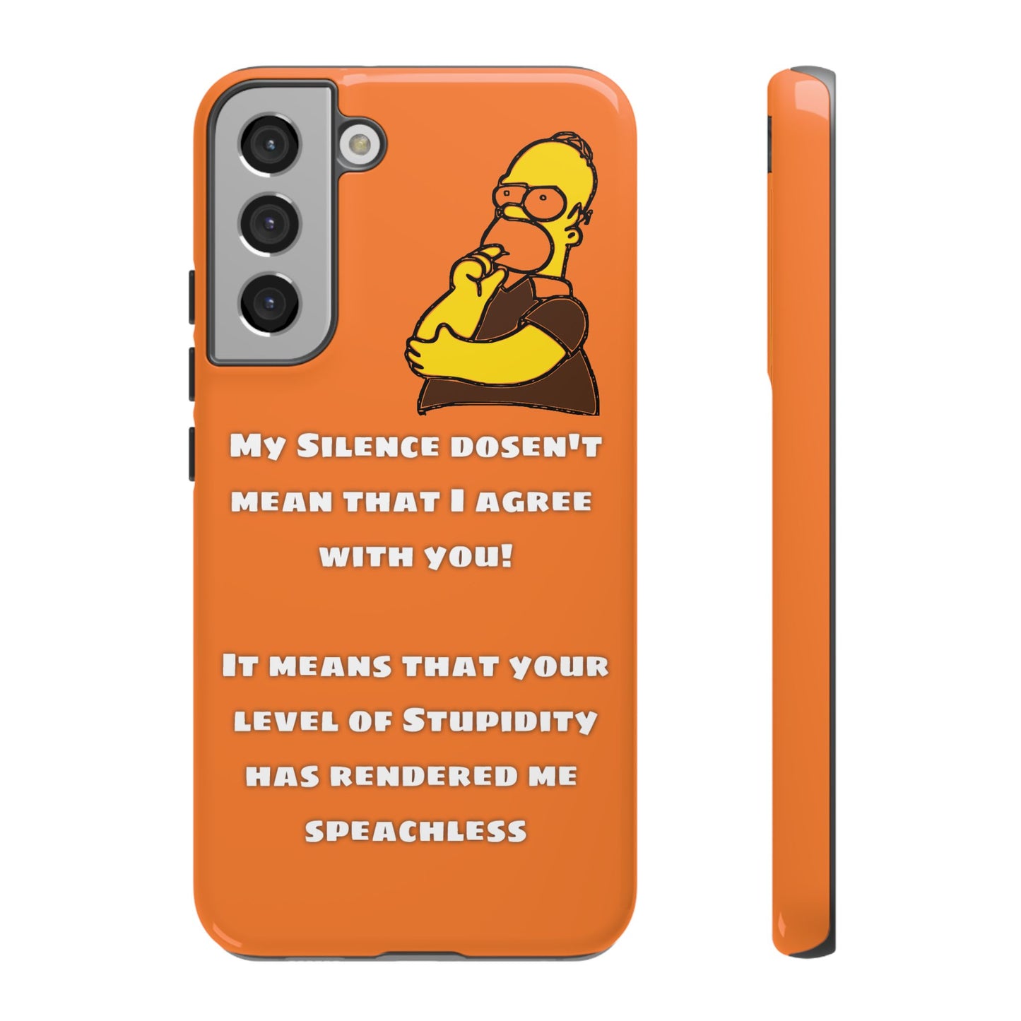 My Silence - Tough Cases - Whimsical Phone Cases