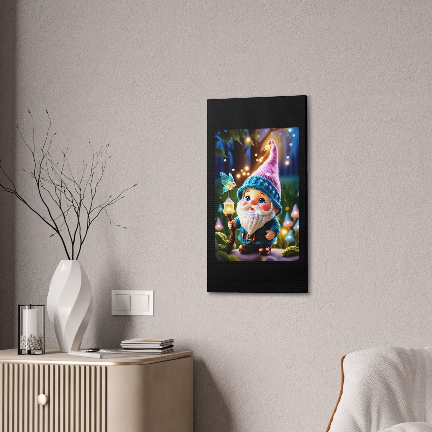 Gnome - Canvas Stretched, 0.75"