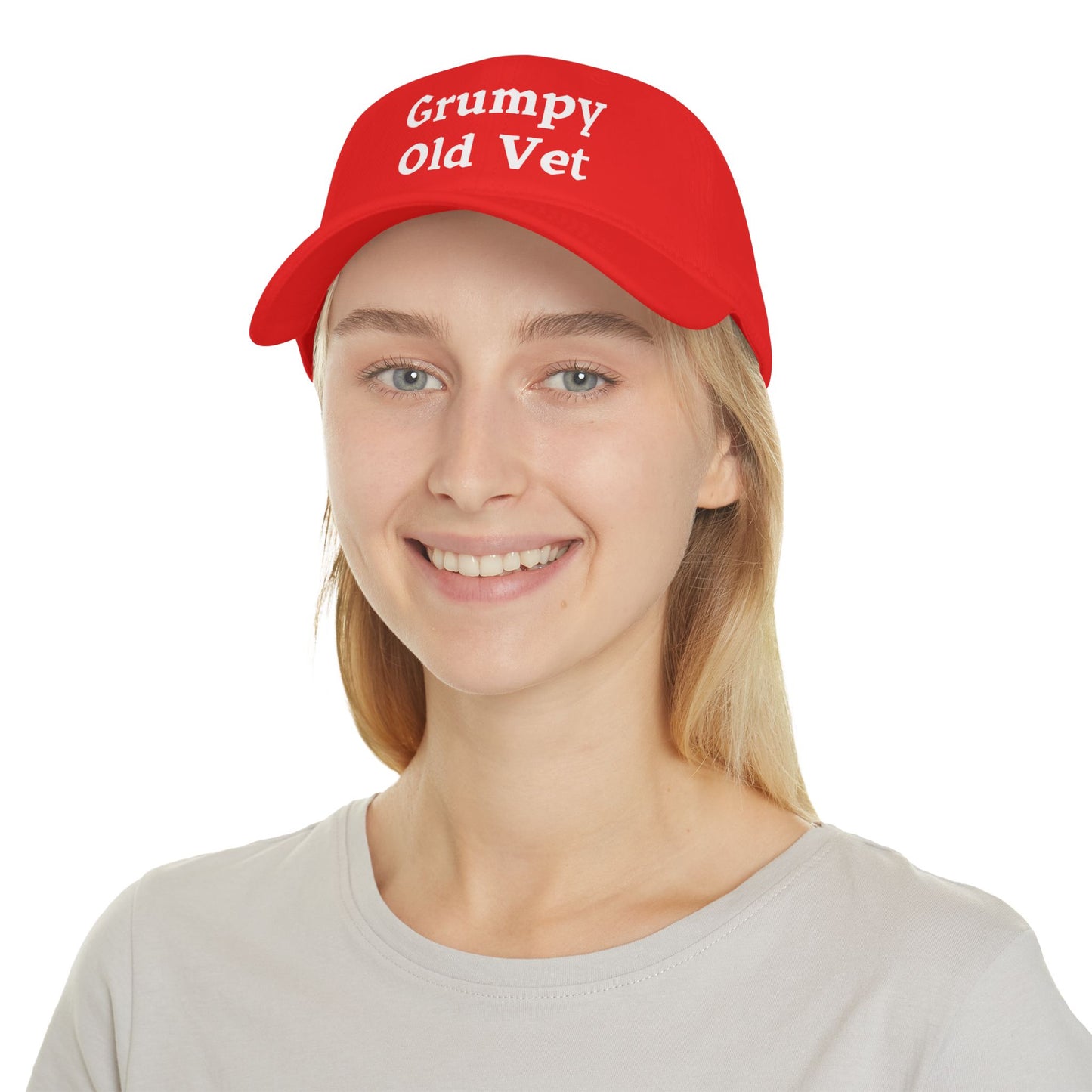 Grumpy Old Vet - Low Profile Ball Cap - Veterans - ETSY