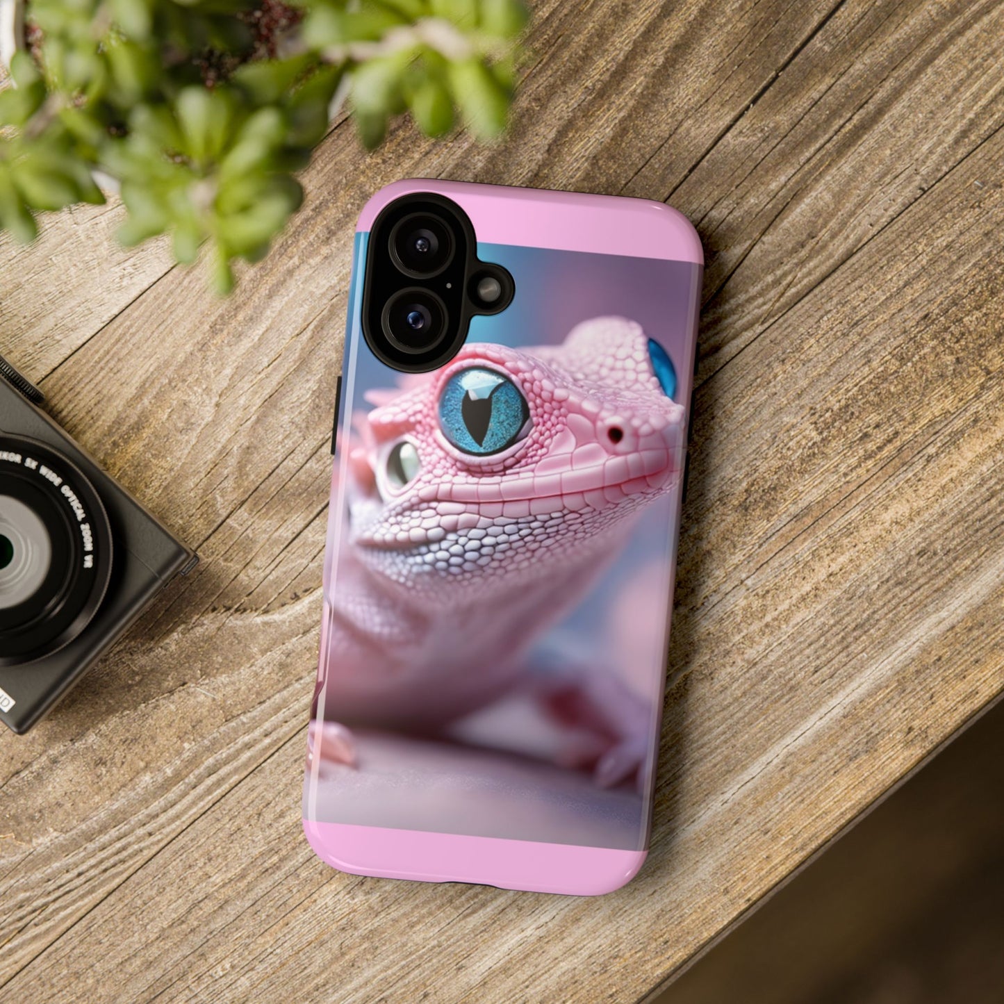 Pink Lizard - Whimsical Phone Cases