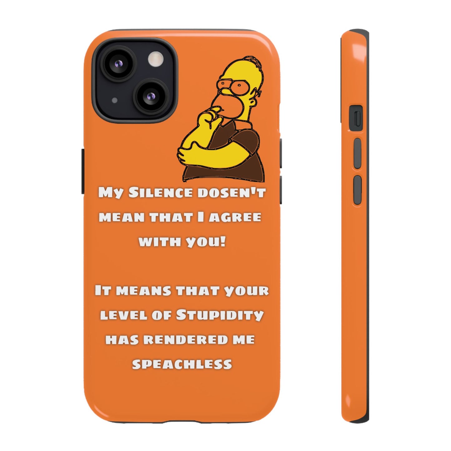 My Silence - Tough Cases - Whimsical Phone Cases