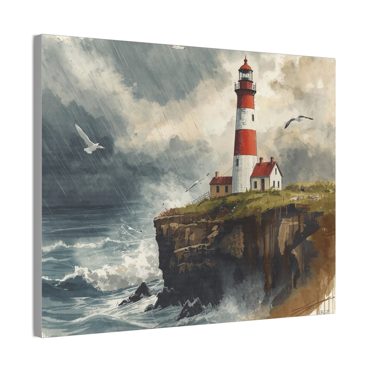 North Coast Light House - Canvas Stretched, 0.75" - 2026 Wall Art Places