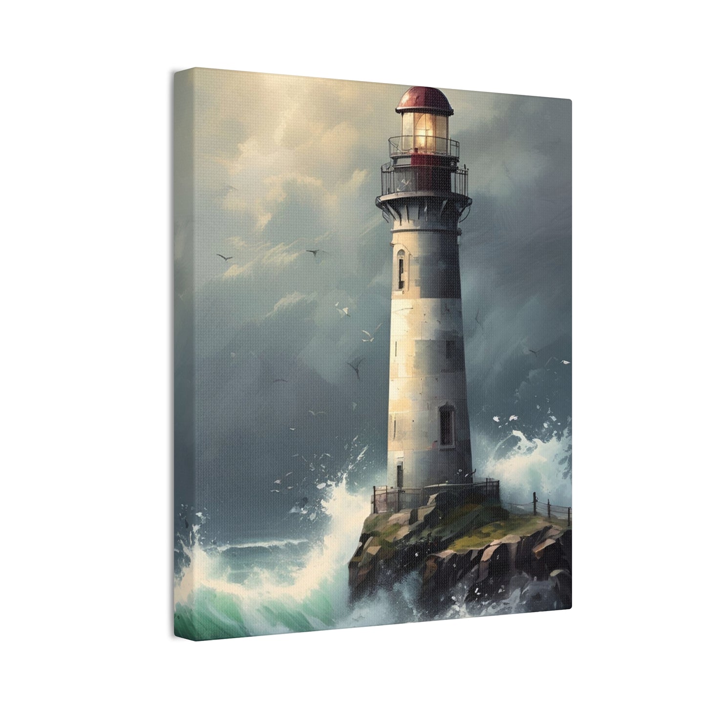 Light House - Canvas Stretched, 0.75"