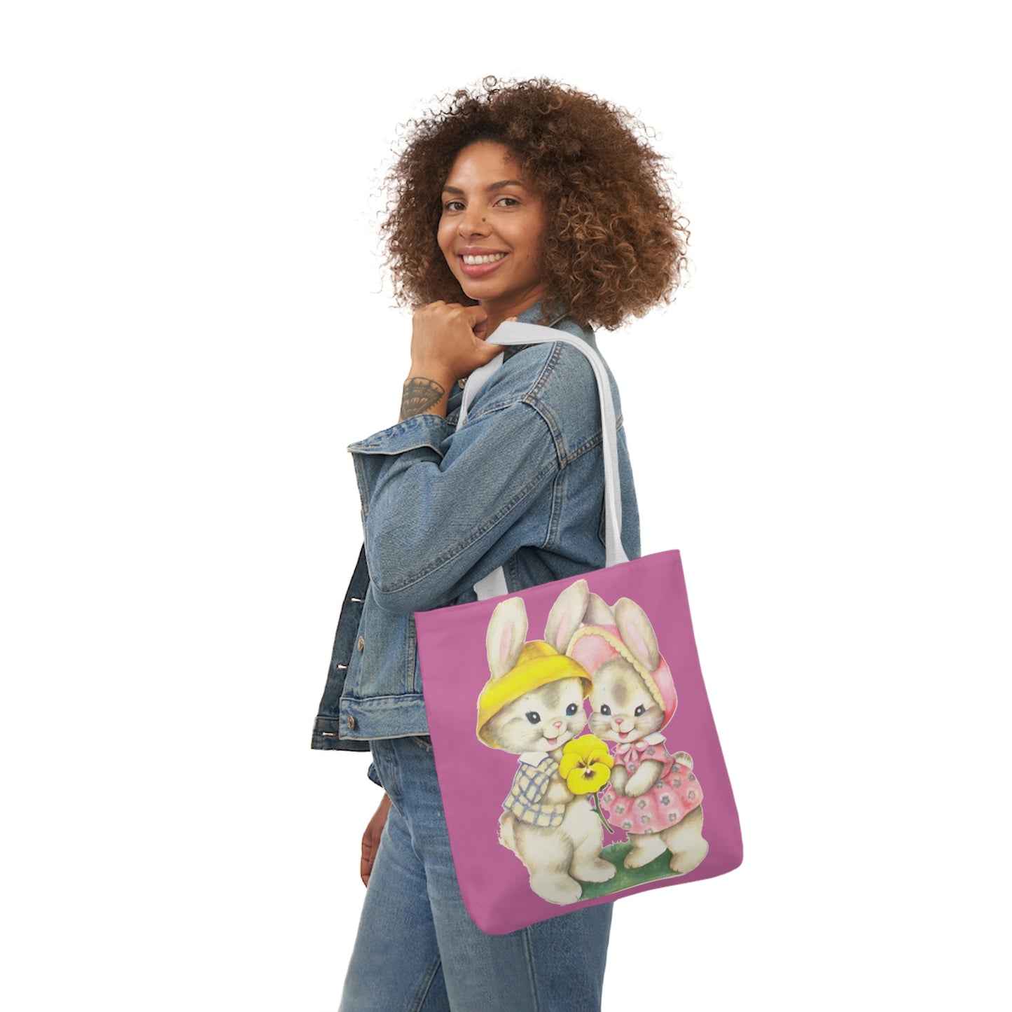 Easter - Canvas Tote Bag, 5-Color Straps