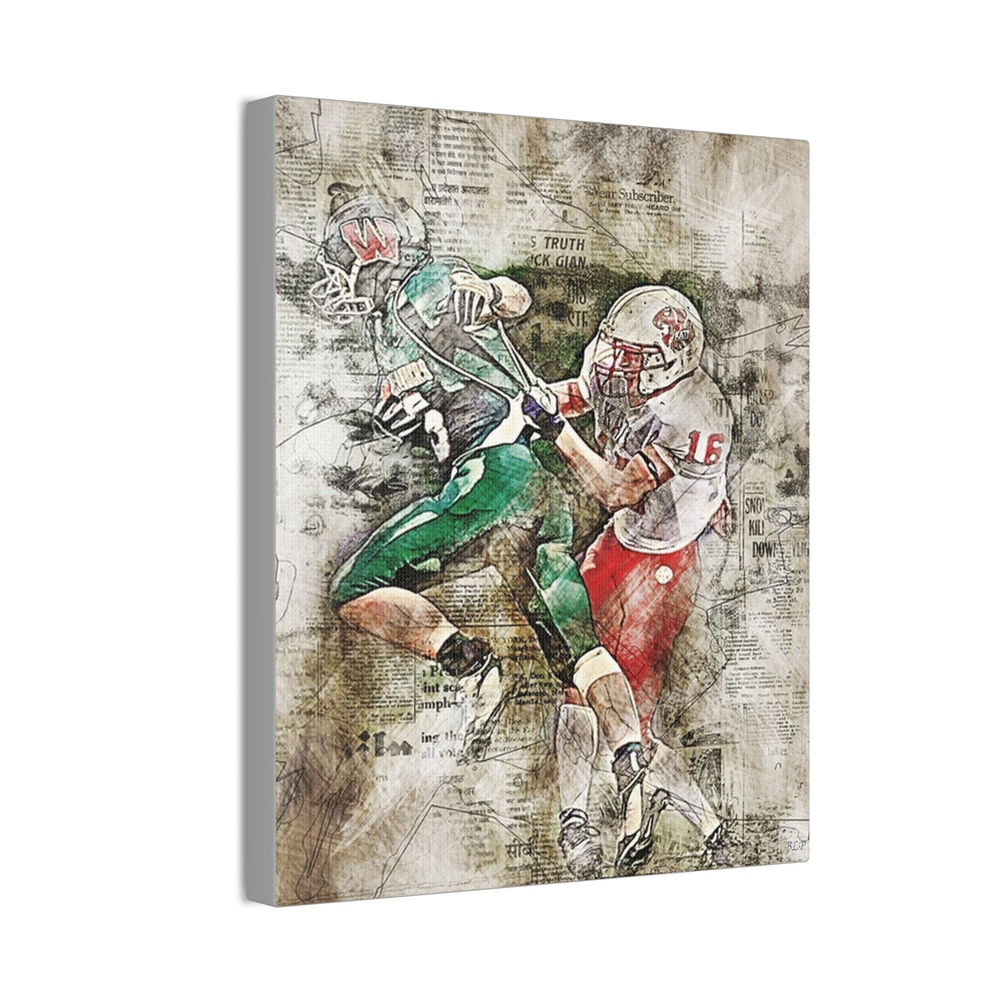 Football - Canvas Stretched, 0.75" - 2026 Wall Art - Sports
