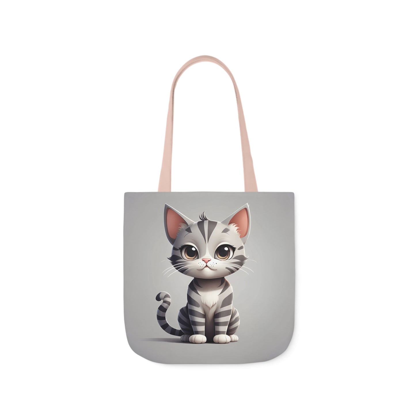 Kitty - Canvas Tote Bag, 5-Color Straps