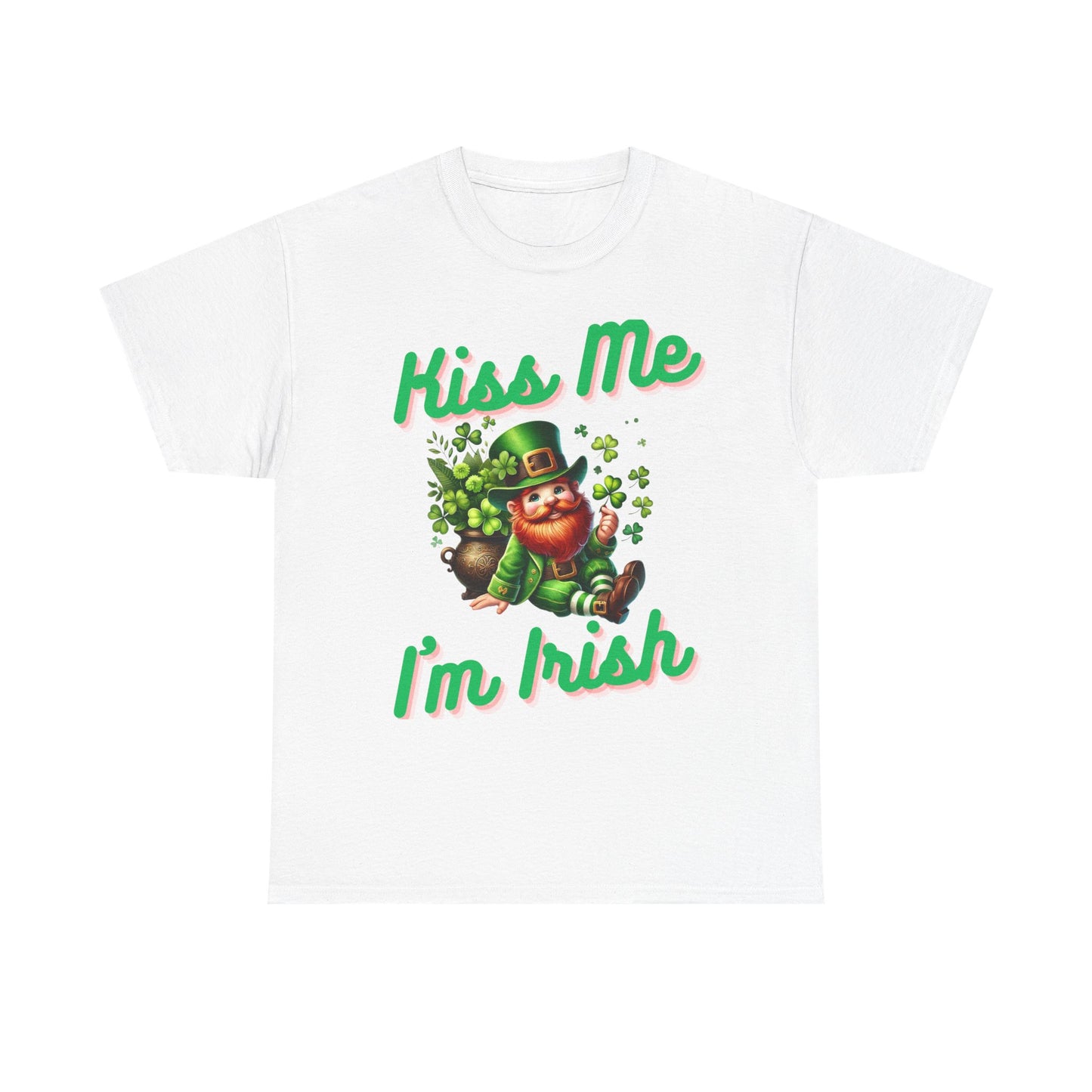 Kiss Me I'm Irish - Unisex Heavy Cotton Tee - St. Patrick's Day - T-Shirts